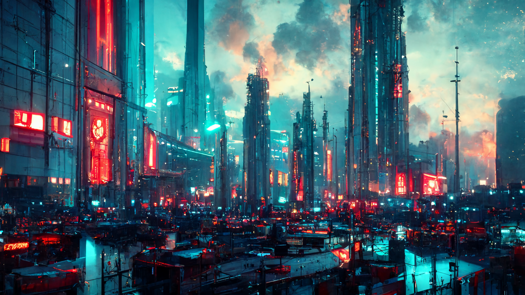 Desktop wallpaper 1080p - Cyberpunk  Cyberpunk city, Desktop wallpaper art,  Computer wallpaper desktop wallpapers