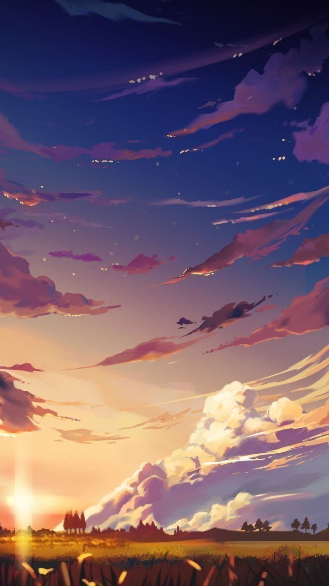 Anime Landscape Android Wallpaper 4k