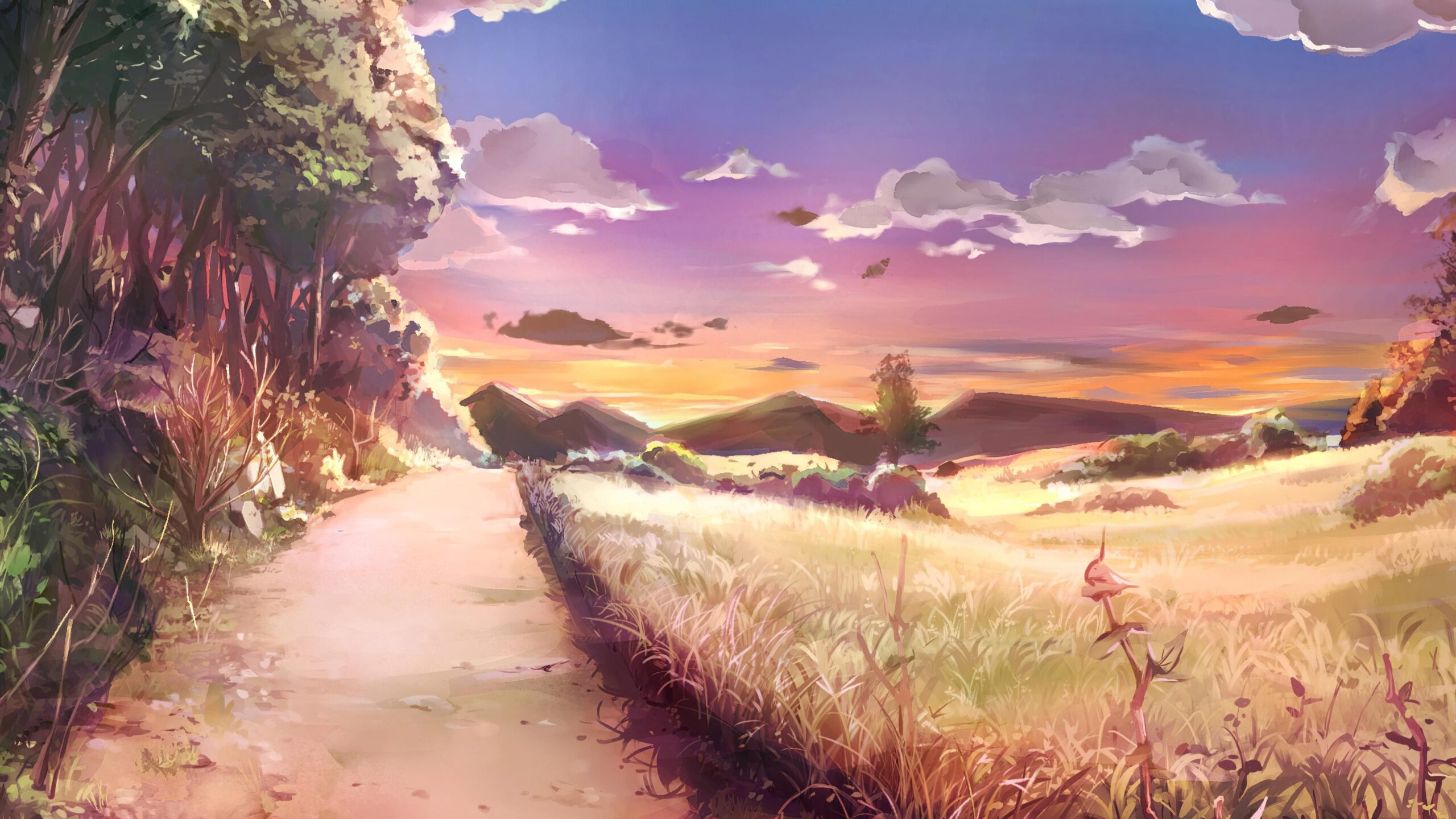 Anime Landscape PC Wallpaper 4k