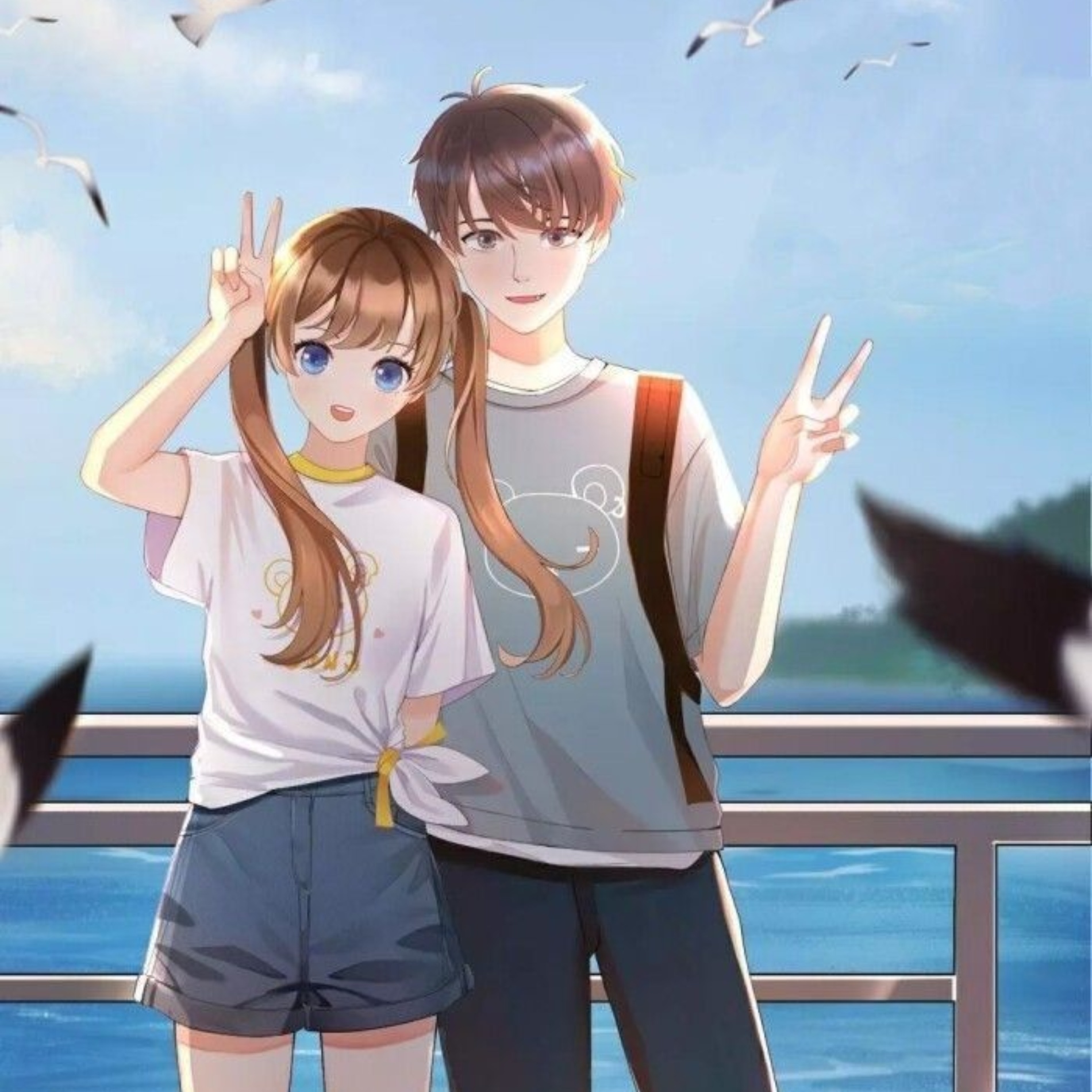 Anime Boy And Girl Couple Pfp 4k