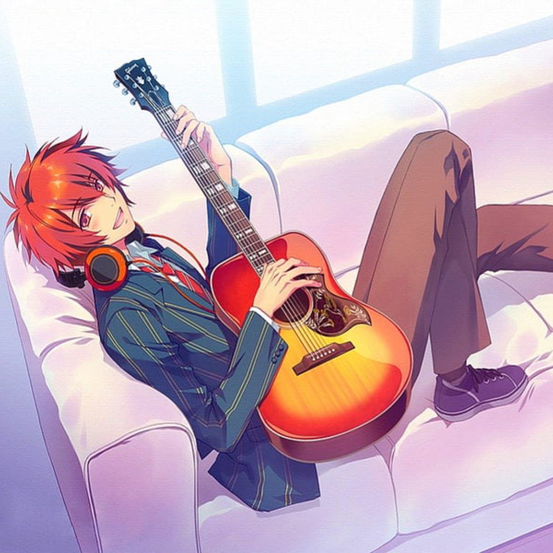 Anime Boy Guitar Pfp 4k