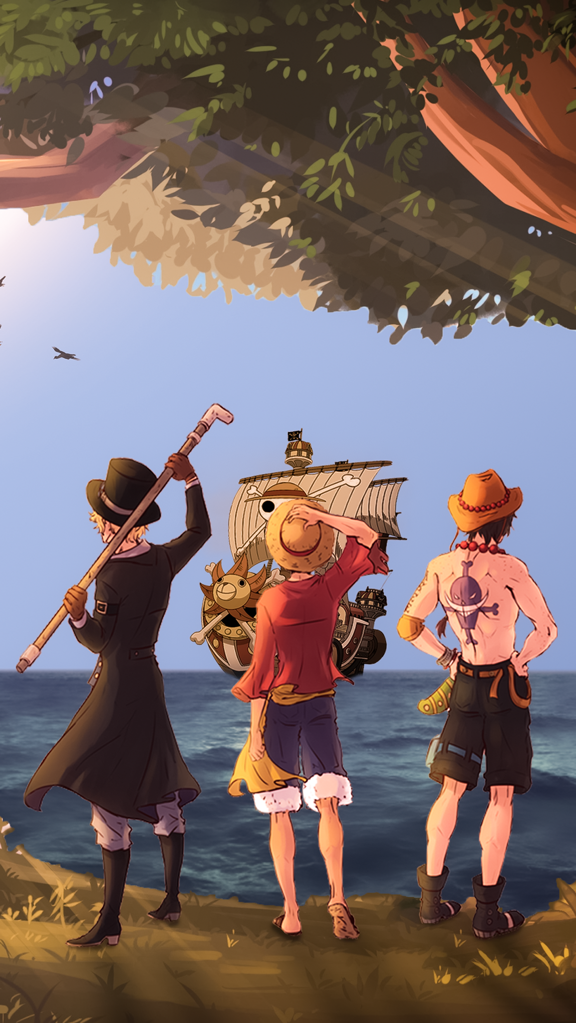 Cool One Piece iPhone Wallpaper