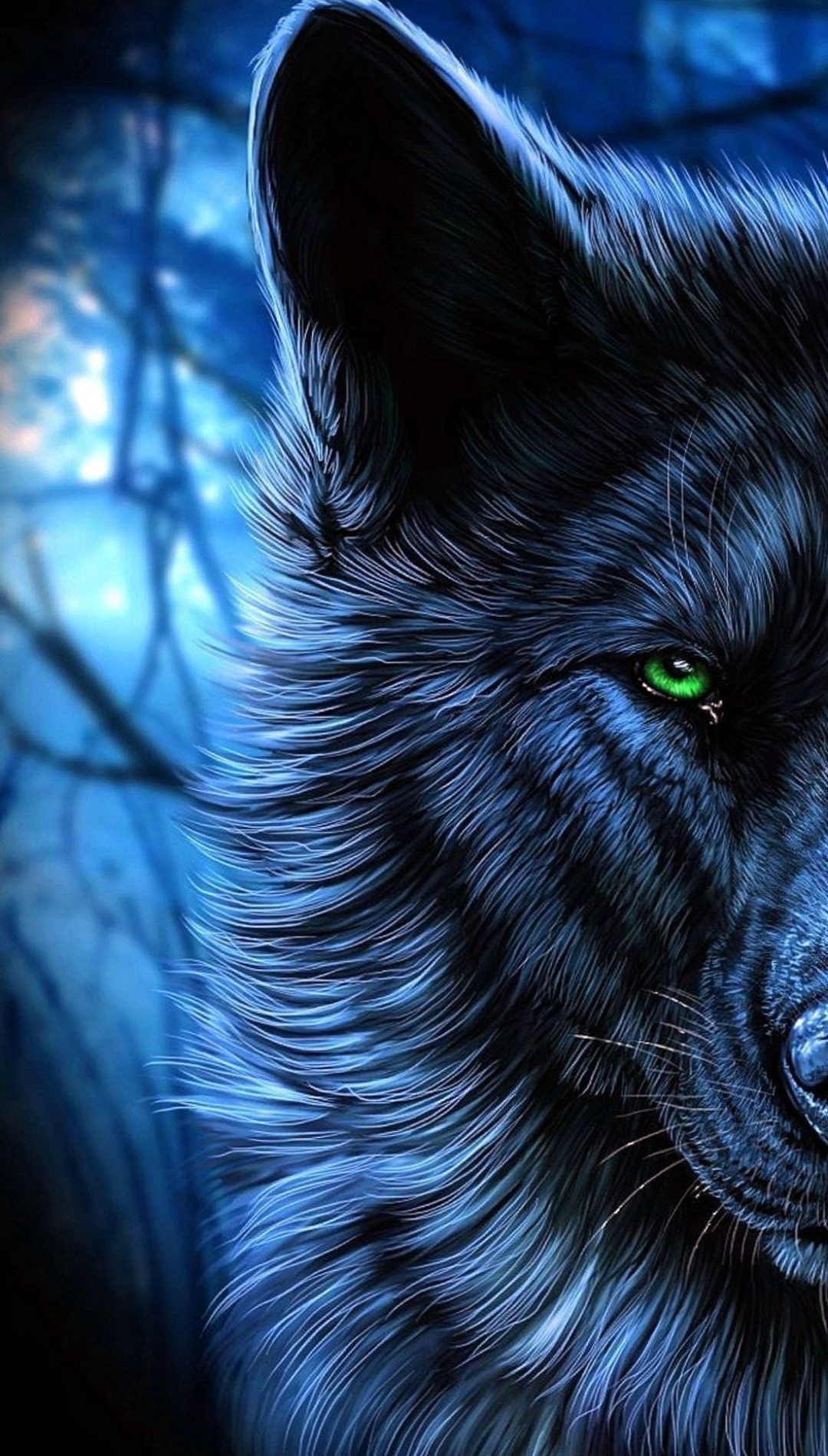 Cool Wolf Android Wallpaper