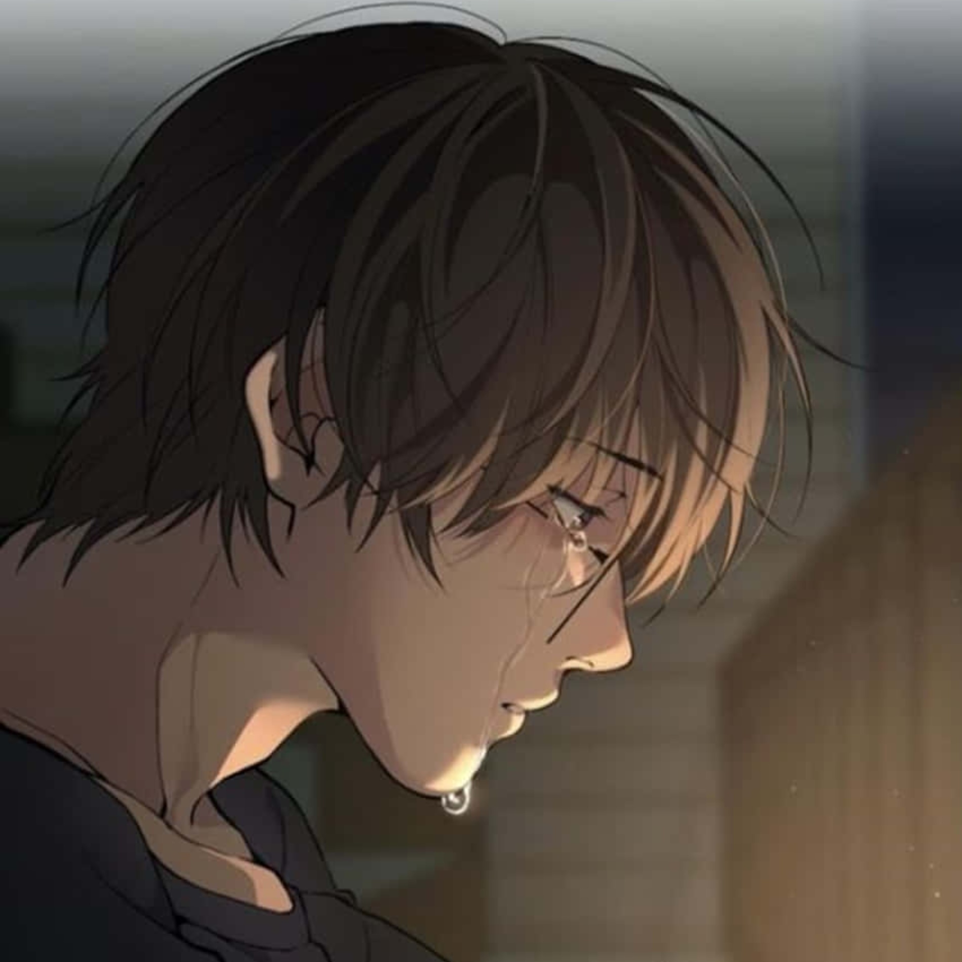 Depressed Anime Boy Pfp for Facebook