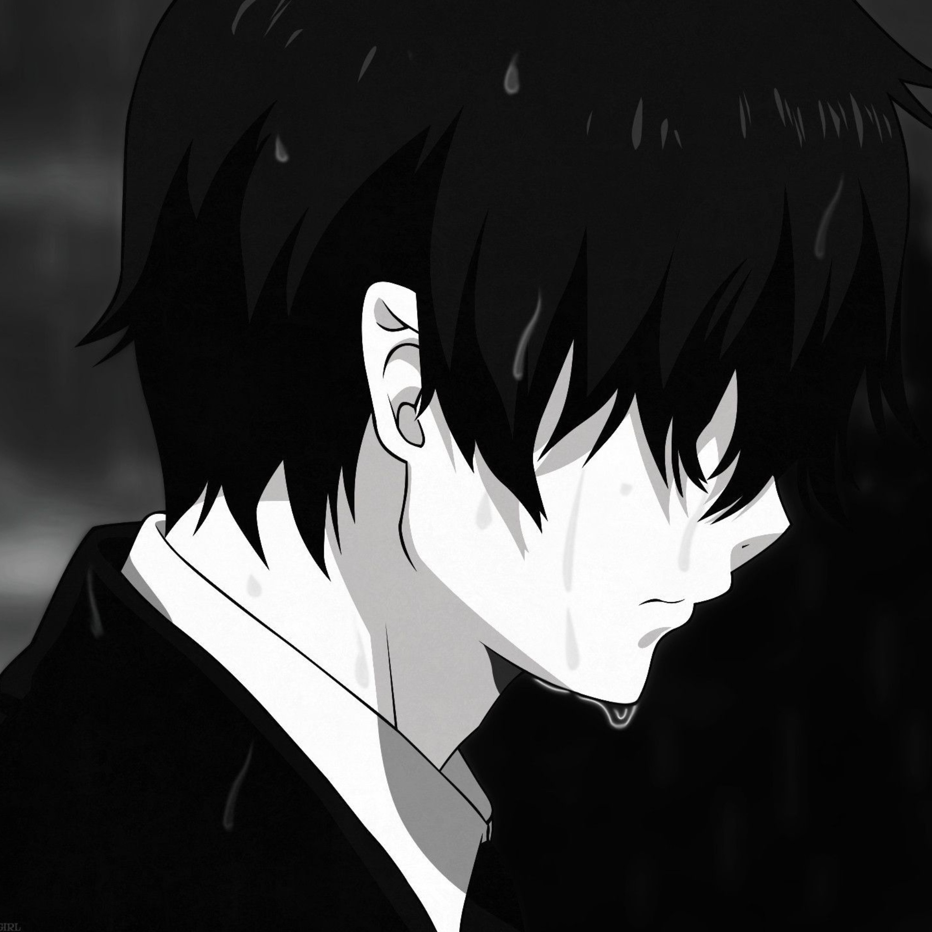 Depressed Anime Boy Pfp for discord