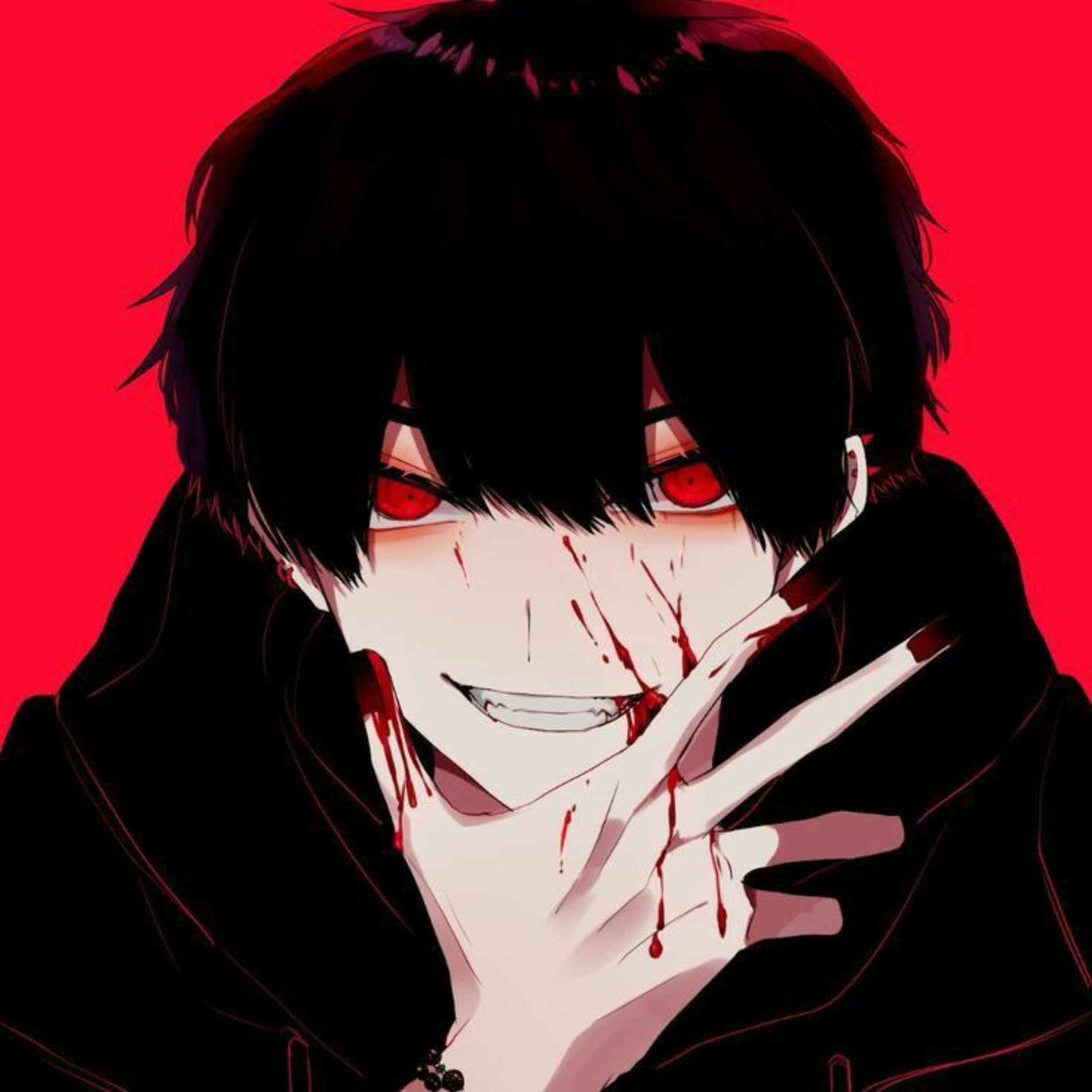 Evil Anime Boy Pfp for twitter
