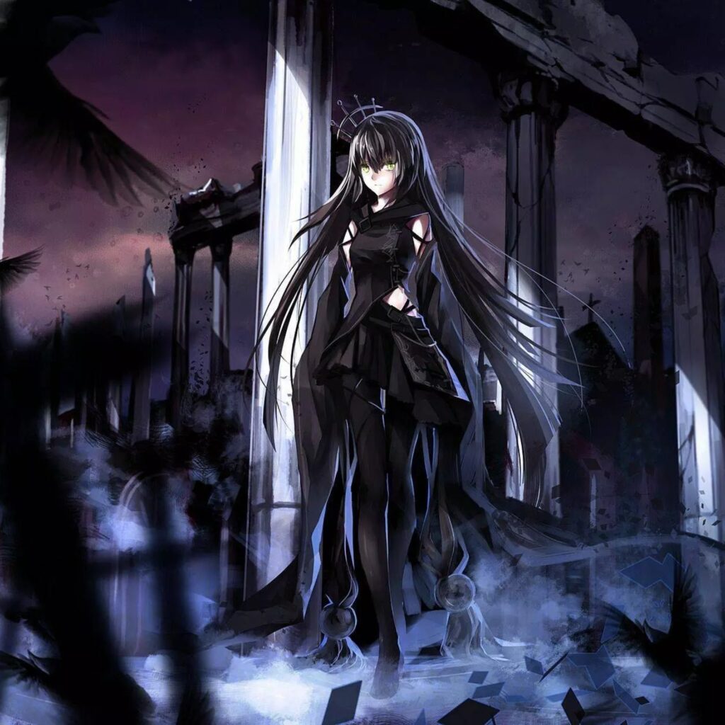 Gothic Anime Girl Pfp for discord