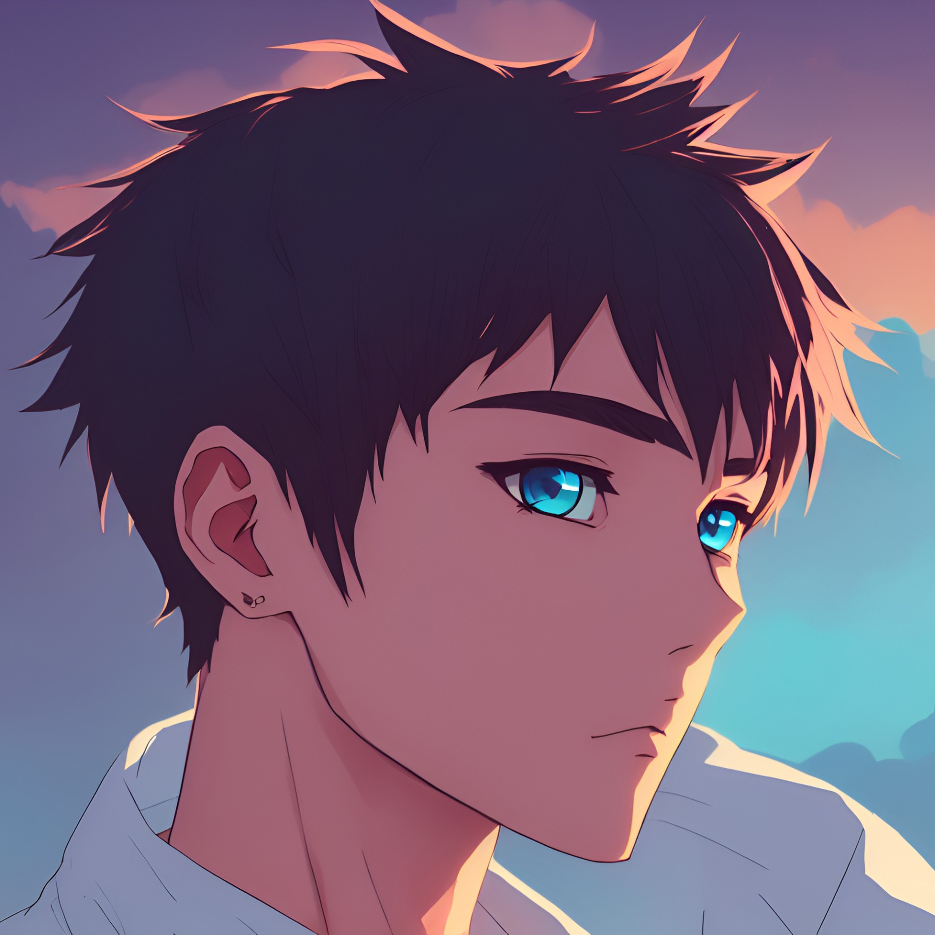 Hot Anime Boy Profile Pic