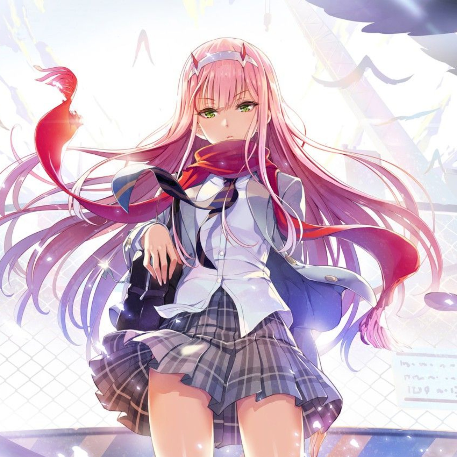 Pink Anime Girl Profile Photo