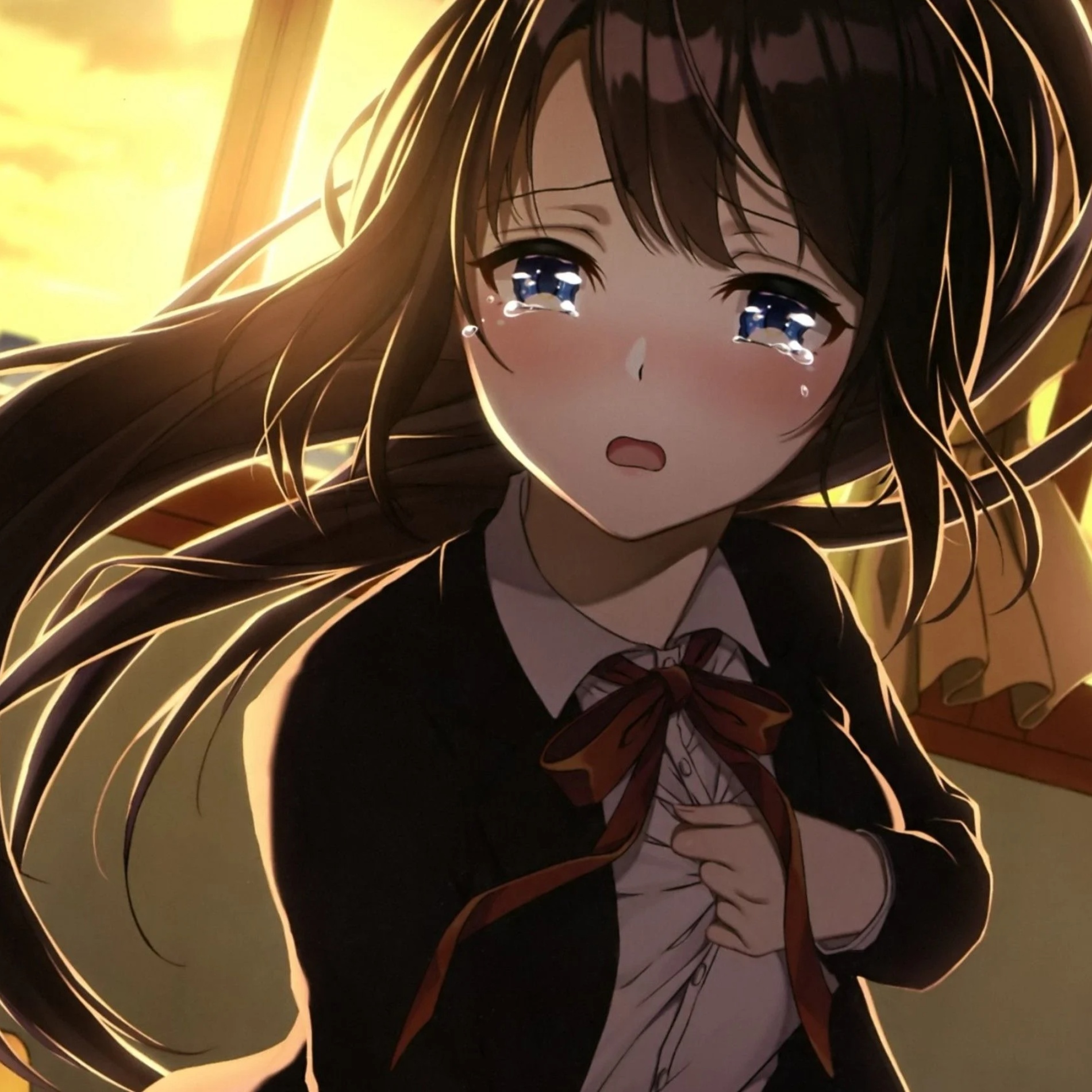 Sad Anime Girl Profile Pic