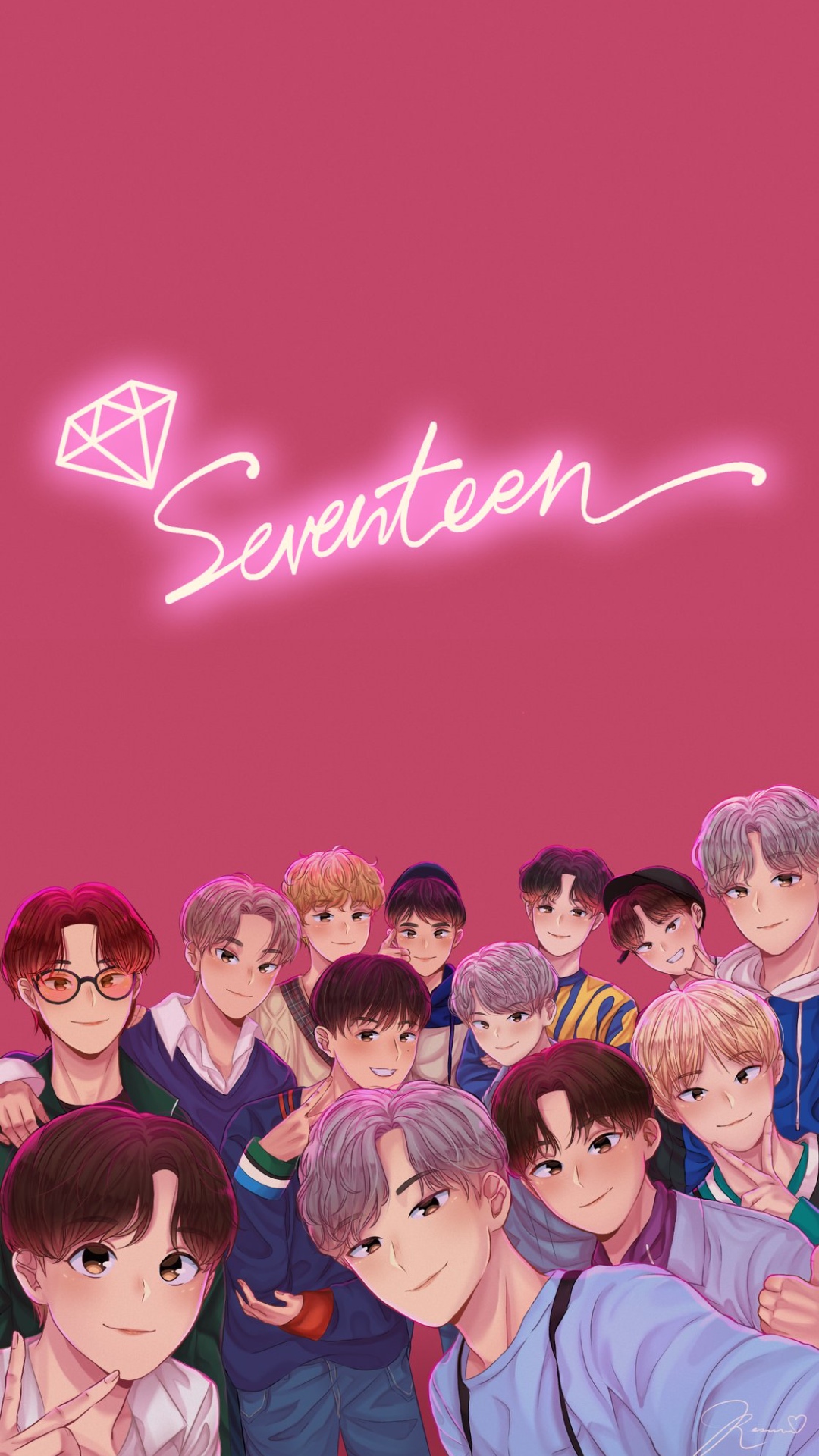 Seventeen Members Wallpaper HD