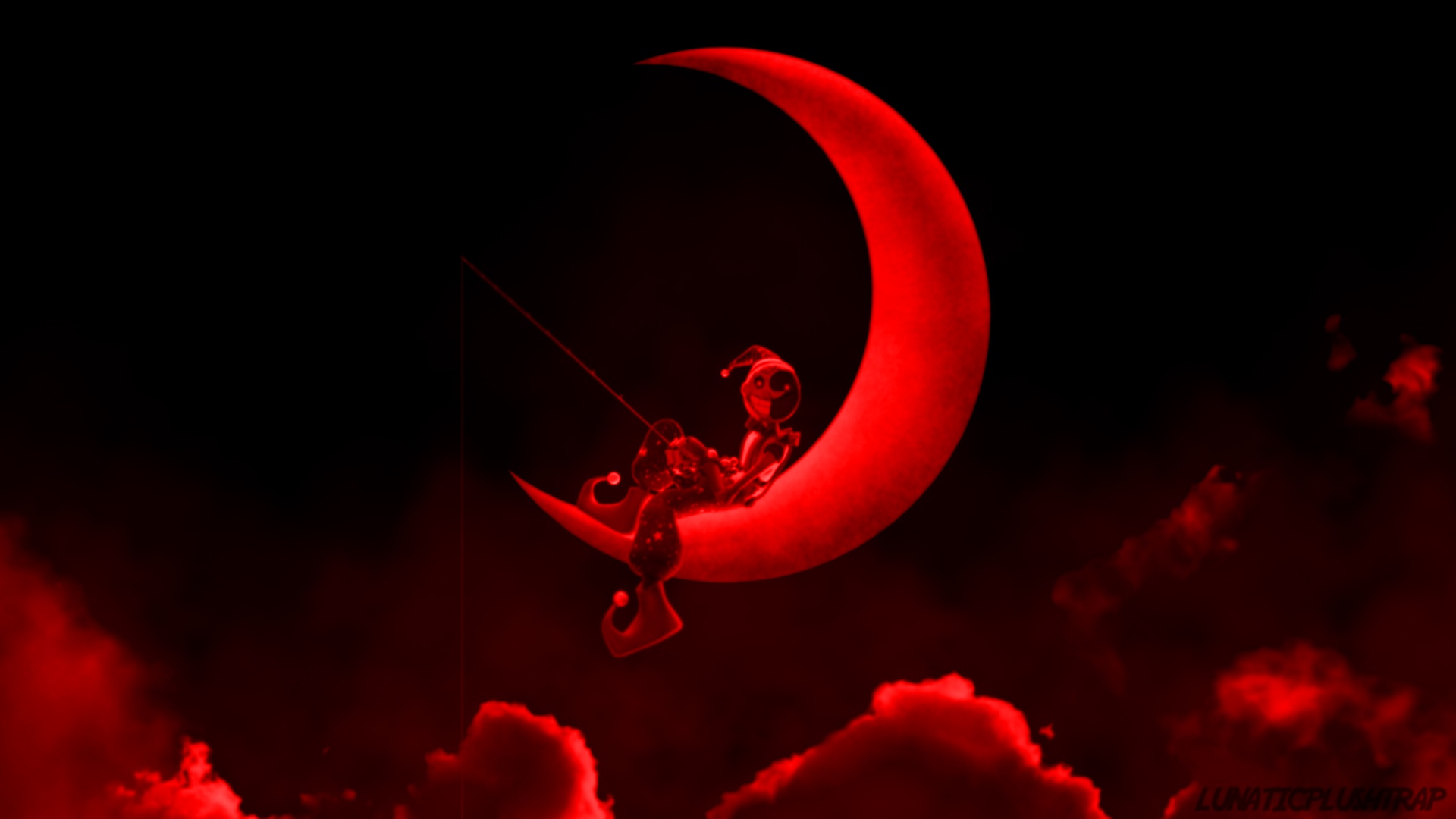 Wallpaper Red Moon