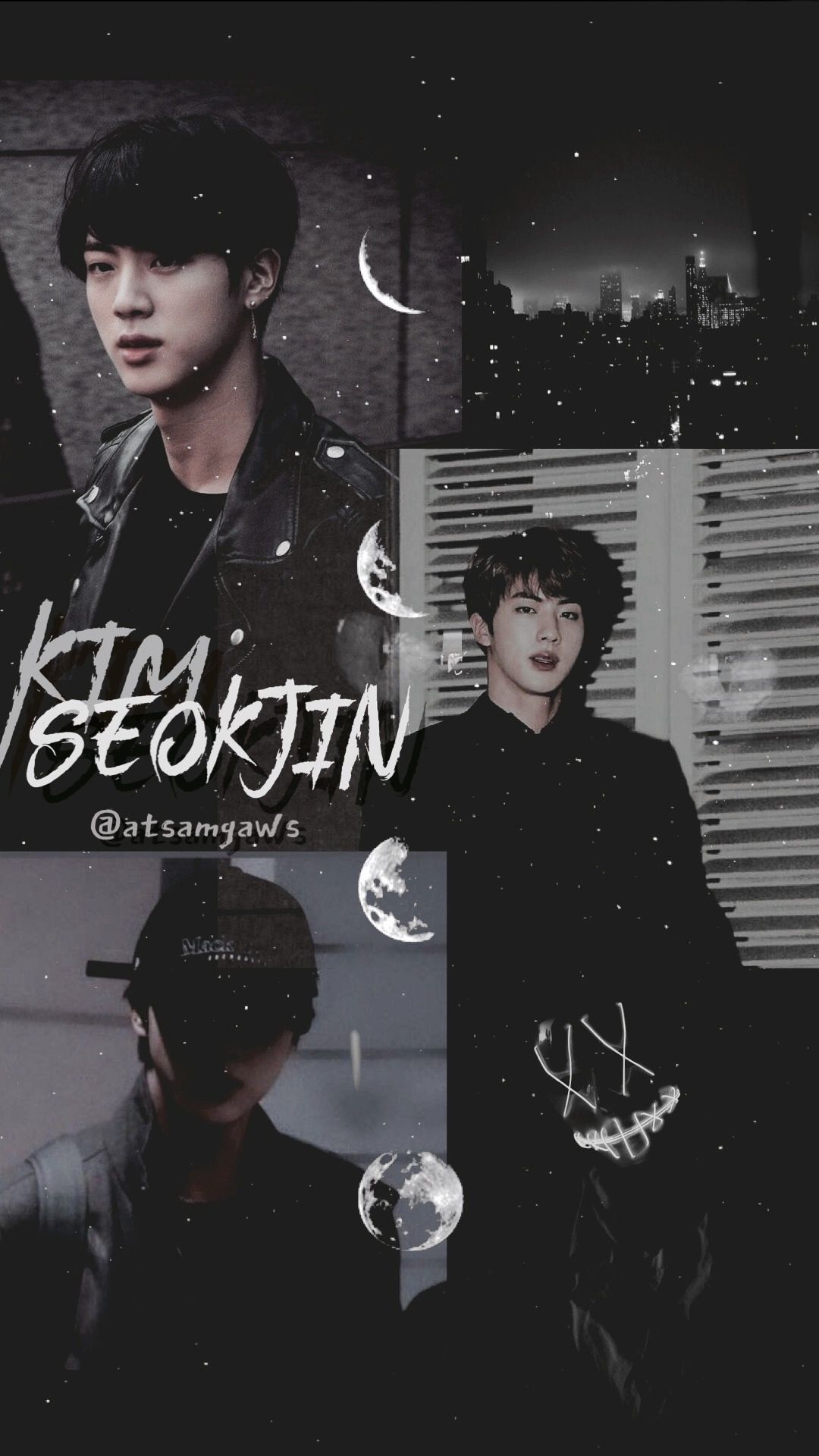 Bts Jin White Aesthetic Wallpaper Download