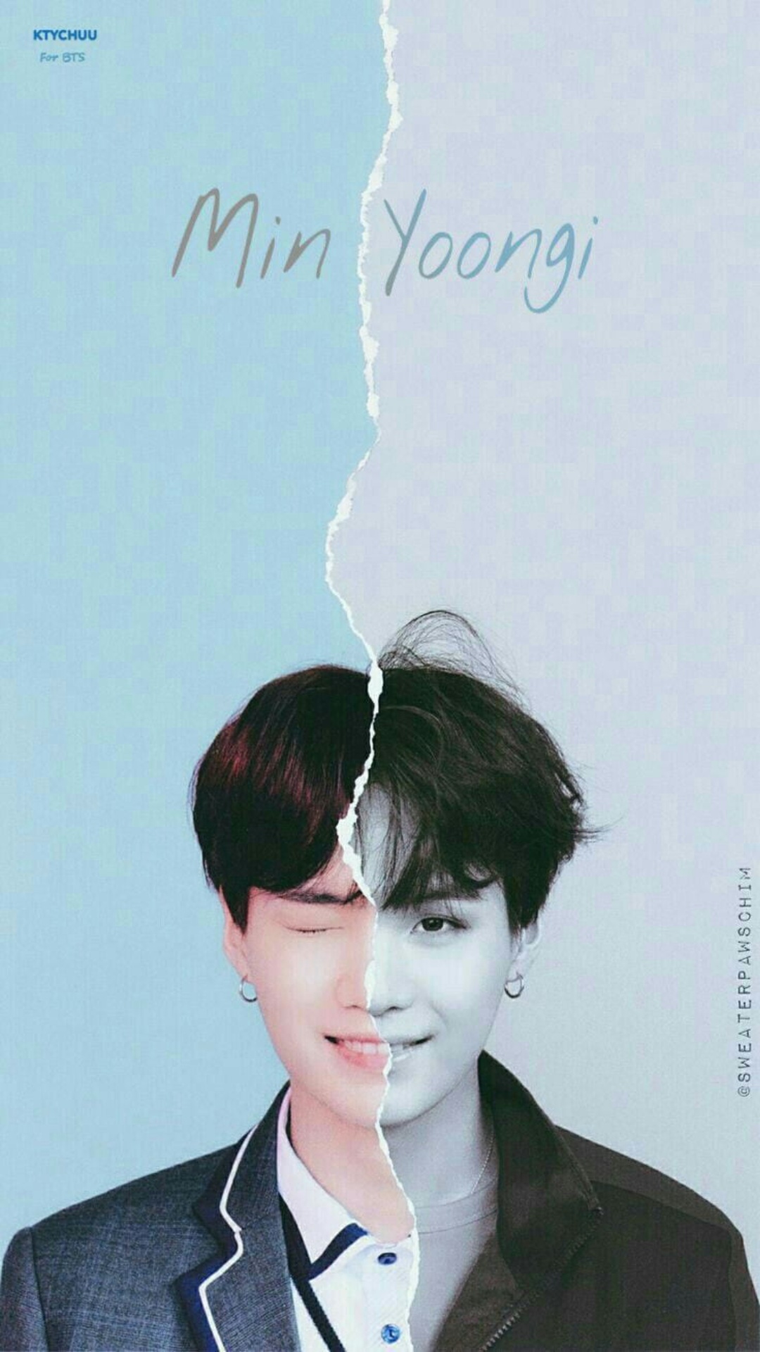 Aesthetic Suga Phone Wallpaper