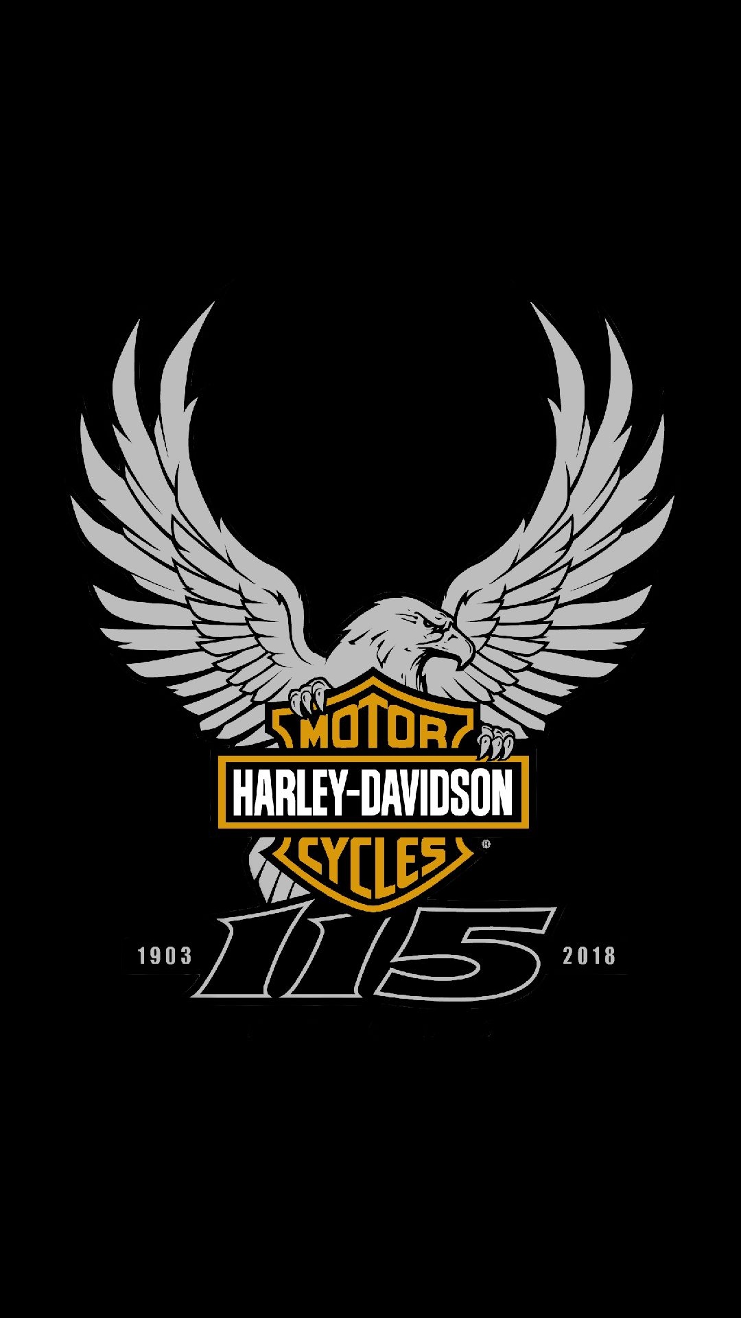 Aesthteic Harley Davidson Logo Wallpaper