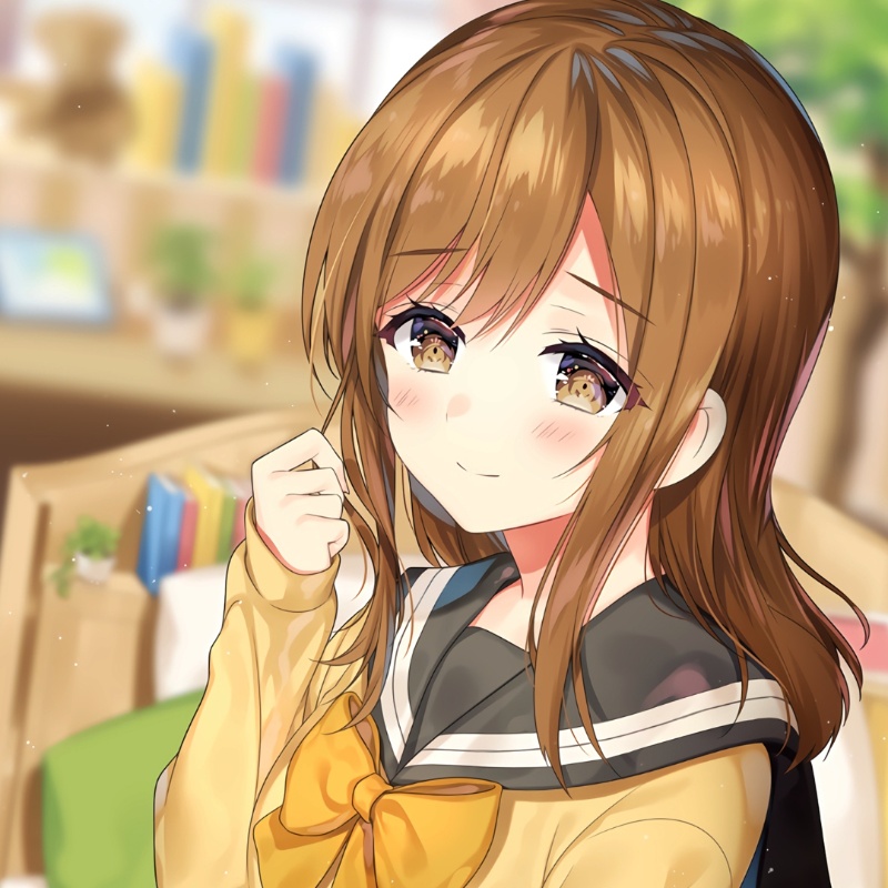 Brown Hair Anime Girl Pfp Profile