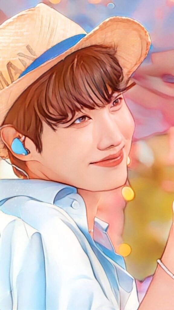 Cartoon BTS J Hope Wallpaper