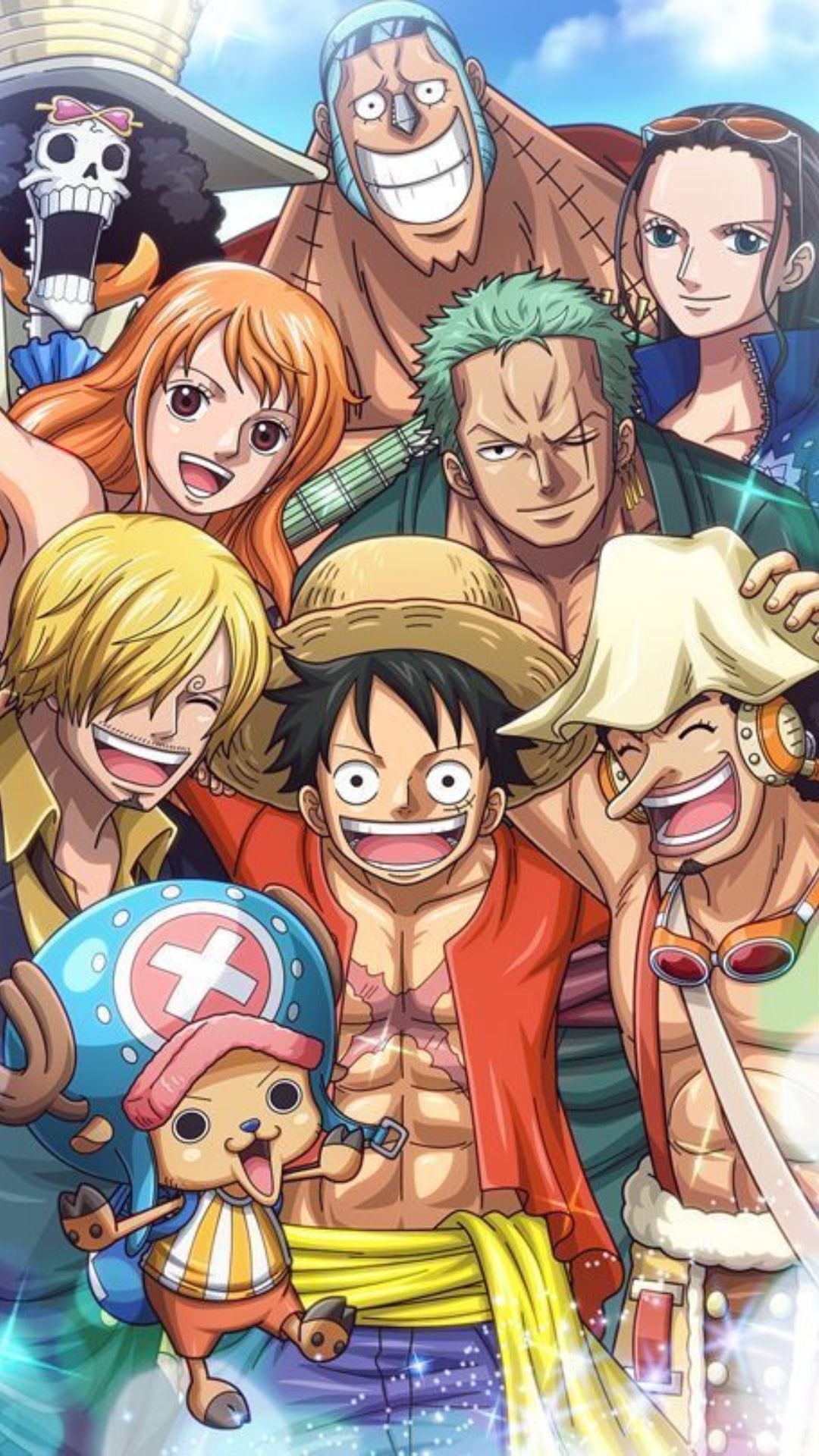 Cartoon One Piece iPhone Wallpaper