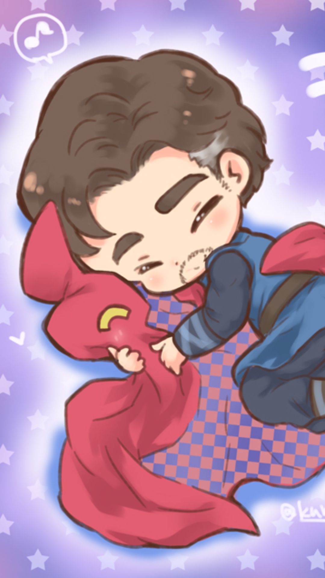 Cute Dr Strange Homescreen Wallpaper