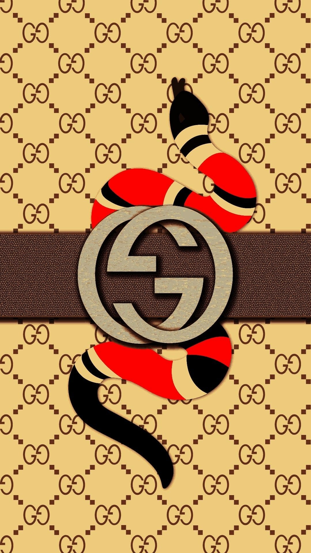 Gucci Logo iPhone Wallpaper