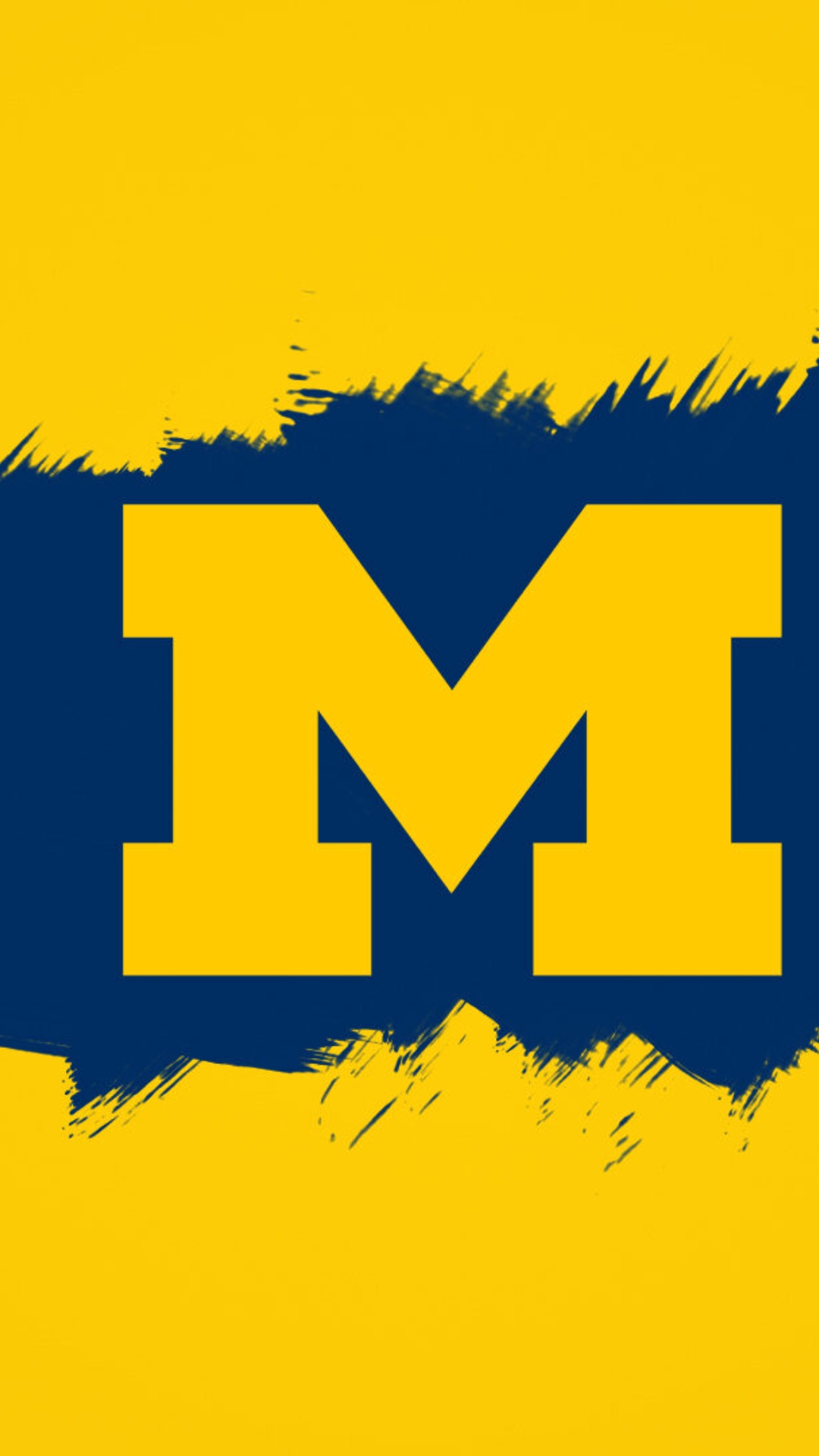 Michigan Logo Phone Wallpaper