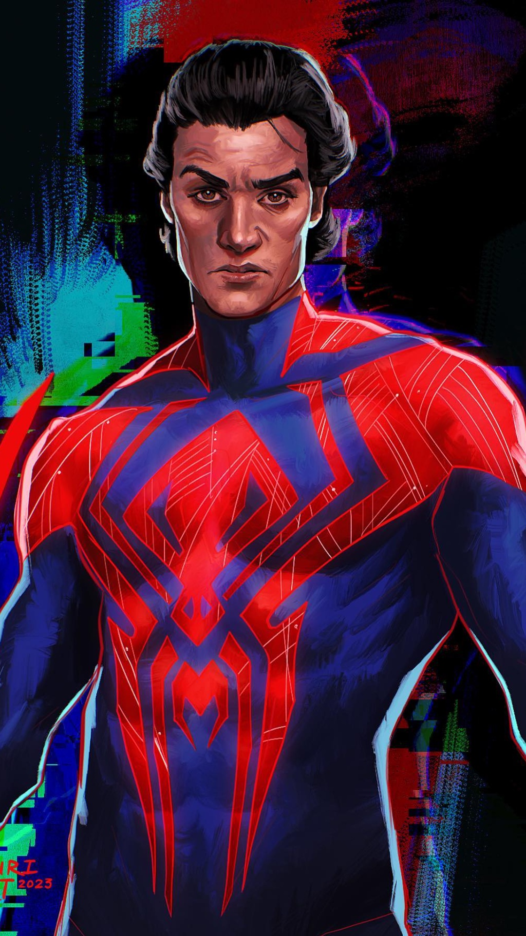 Miguel O'Hara Spider Verse Wallpaper 2023