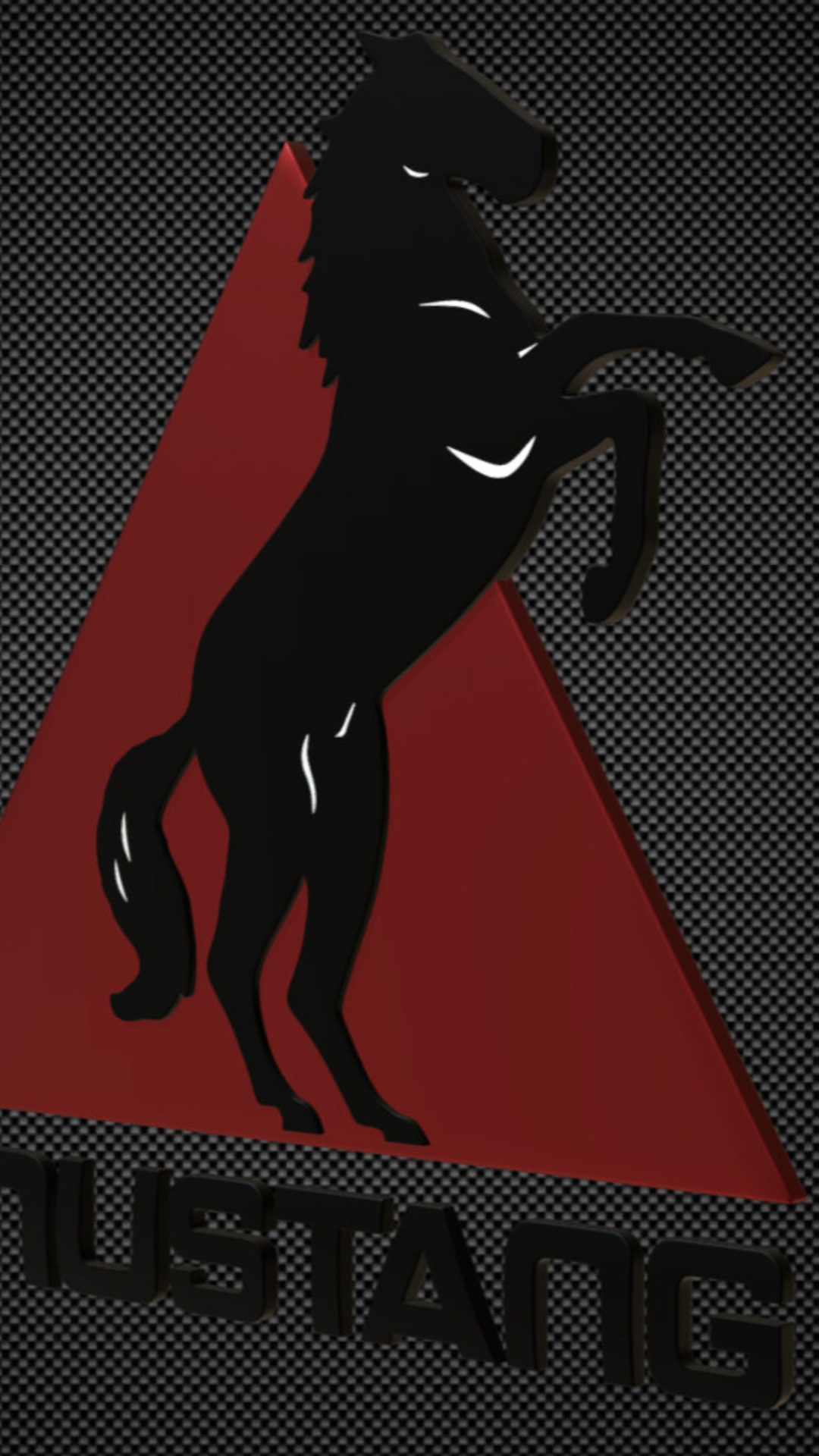 Mustang Logo iPhone Wallpaper