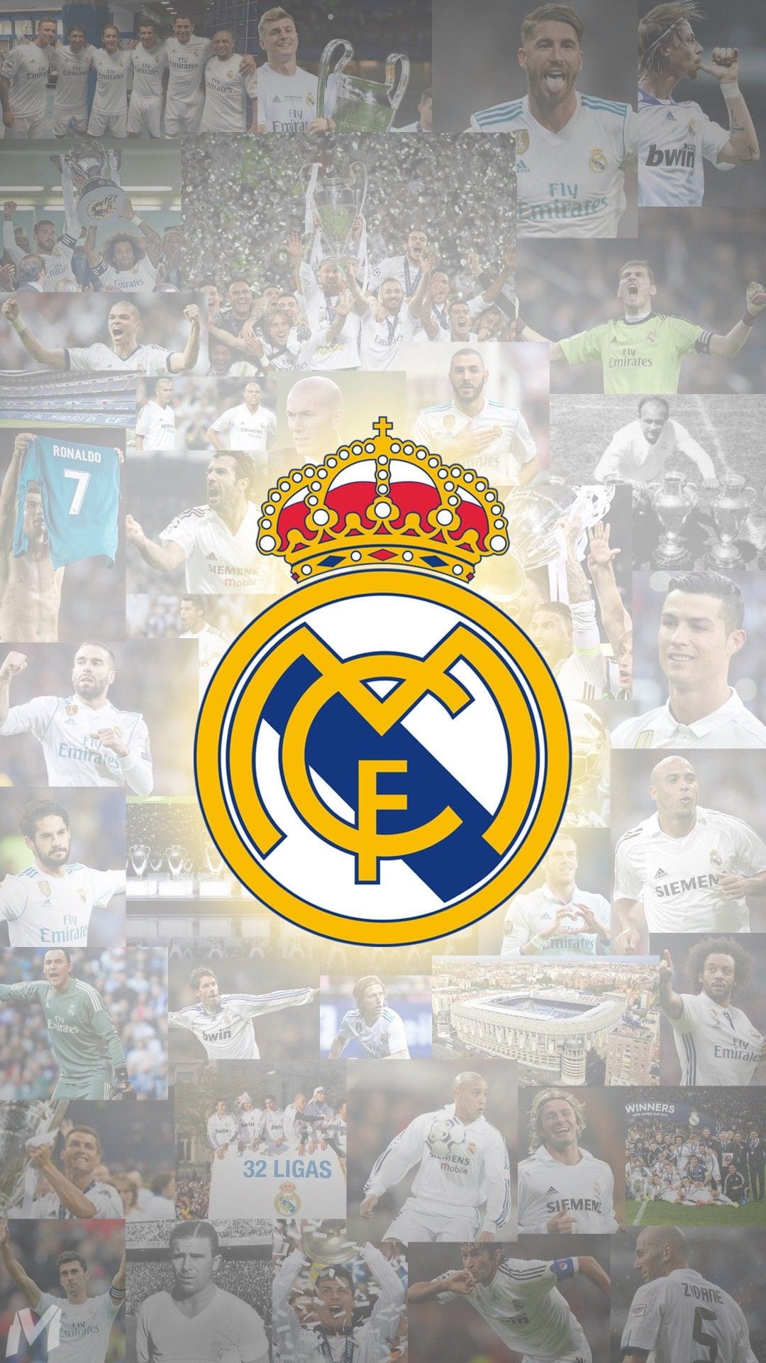 Real Madrid Logo Mobile Wallpaper
