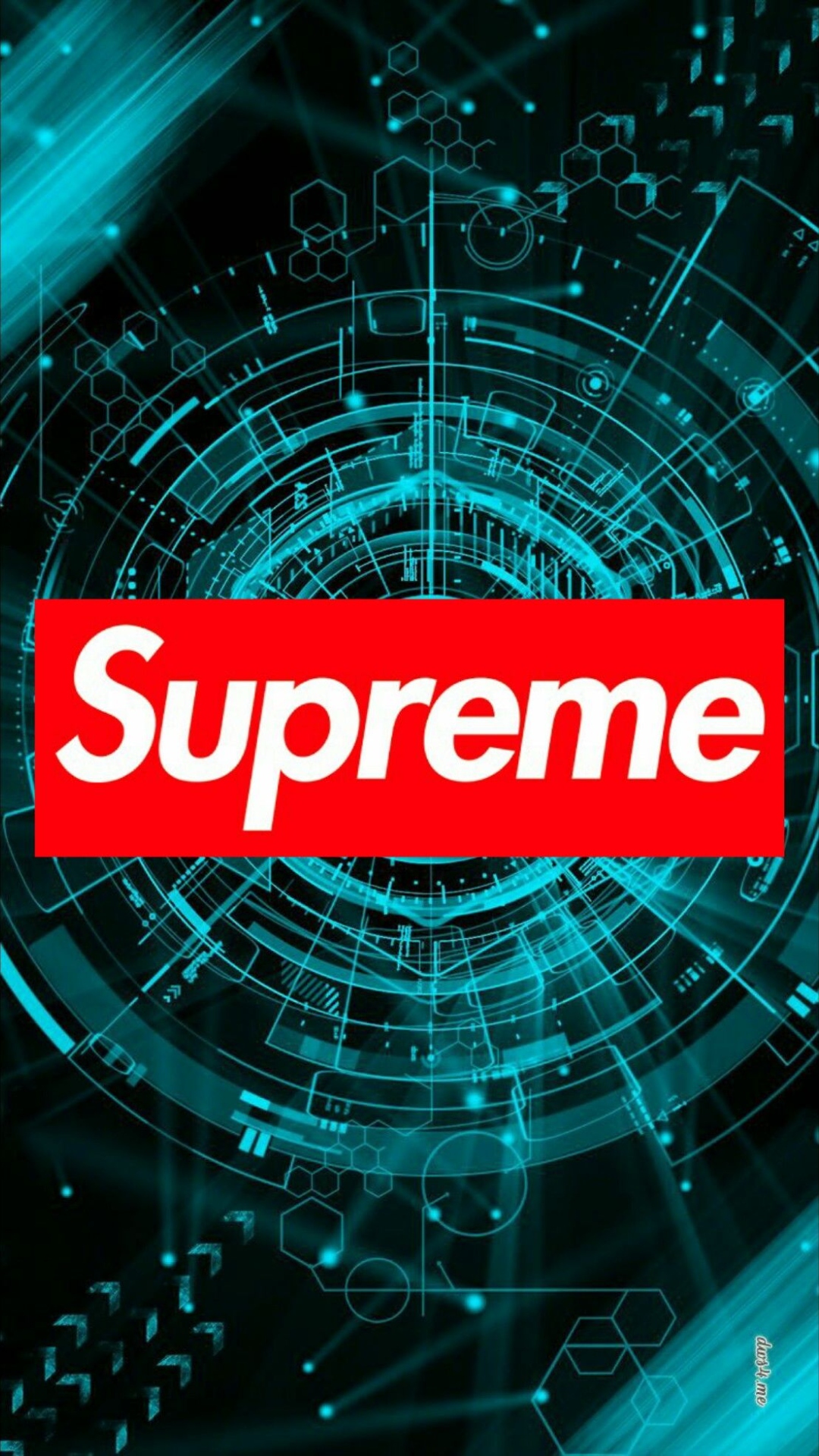 Supreme Logo Android Wallpaper