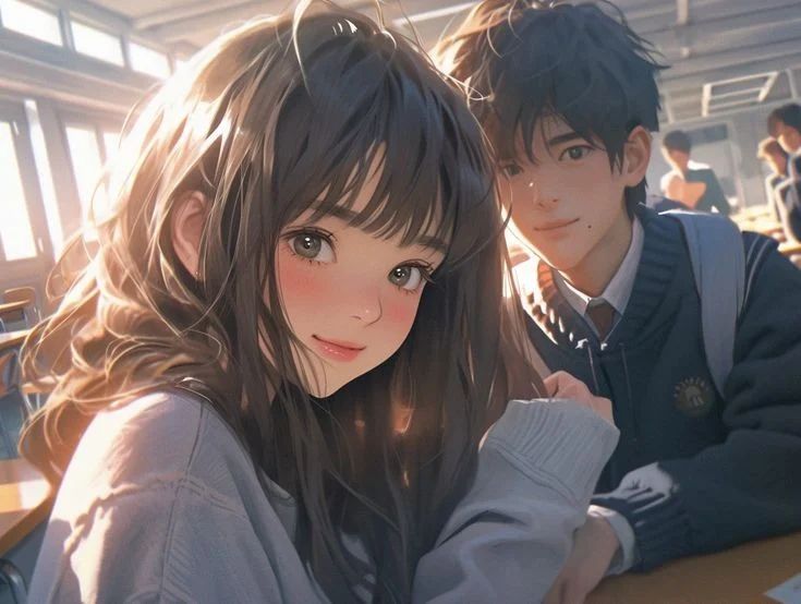 cute anime couple profile pictures