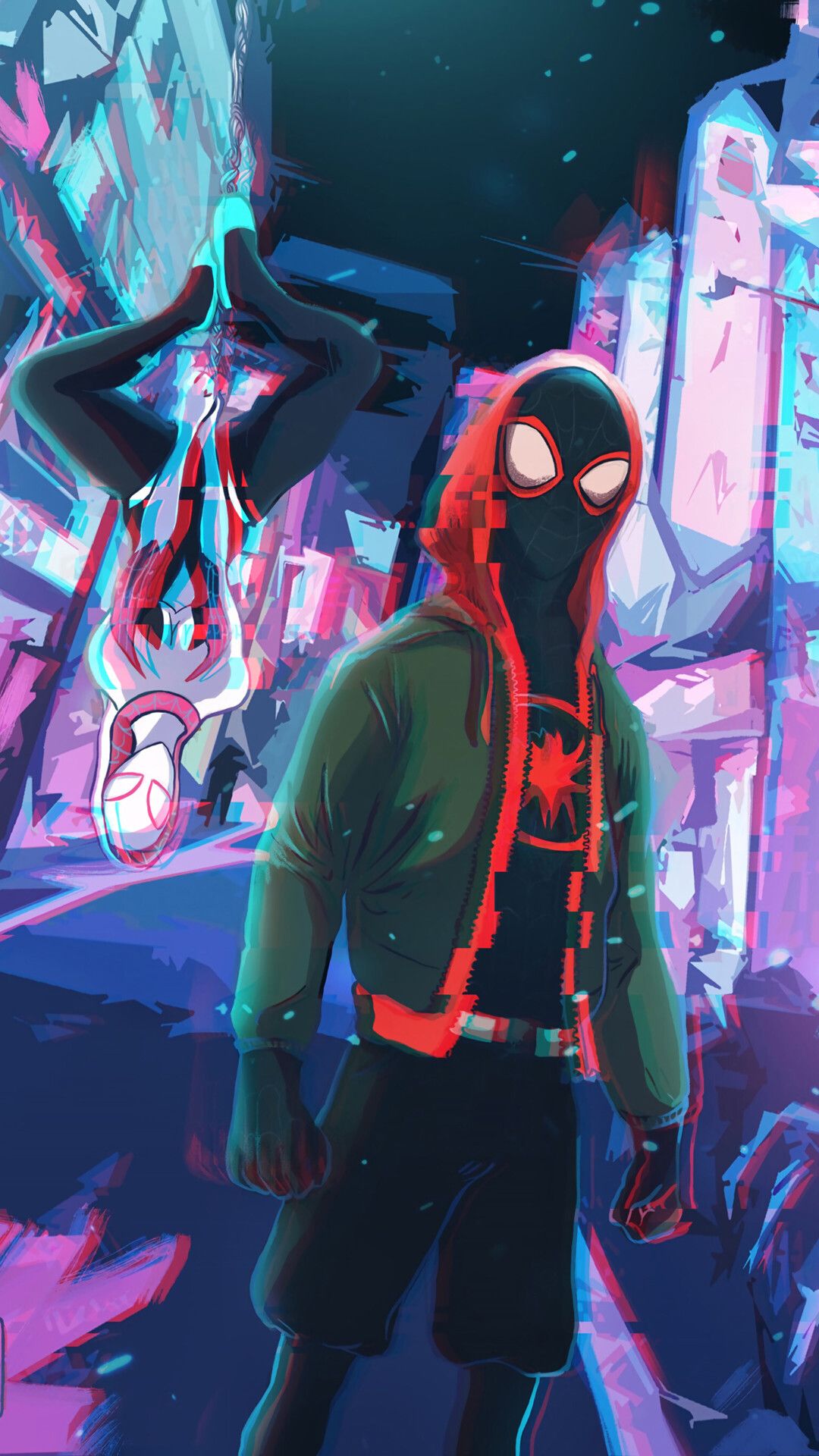 Miles And Gwen Phone Wallpaper
