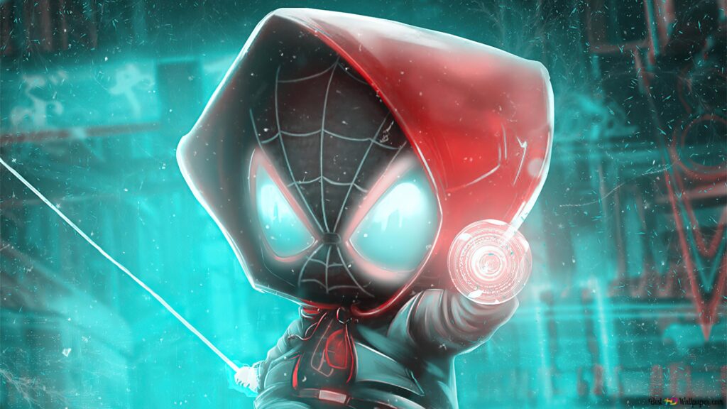 Chibi Spider Man Wallpaper 4k