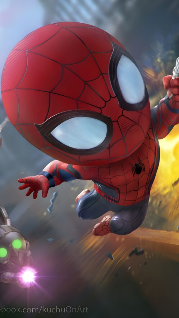 Chibi Spider Man Wallpaper HD