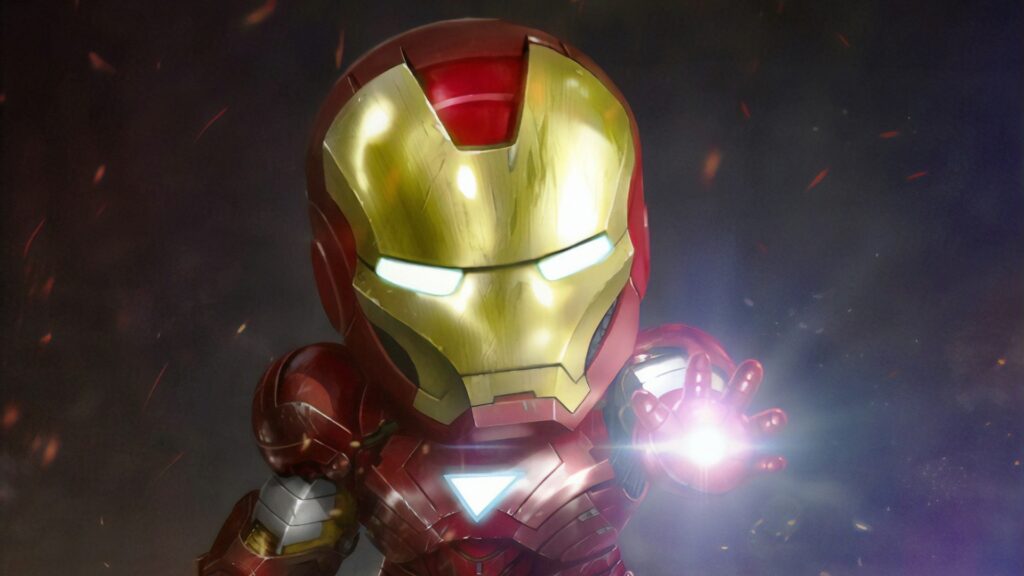 Iron Man Chibi Desktop Wallpaper