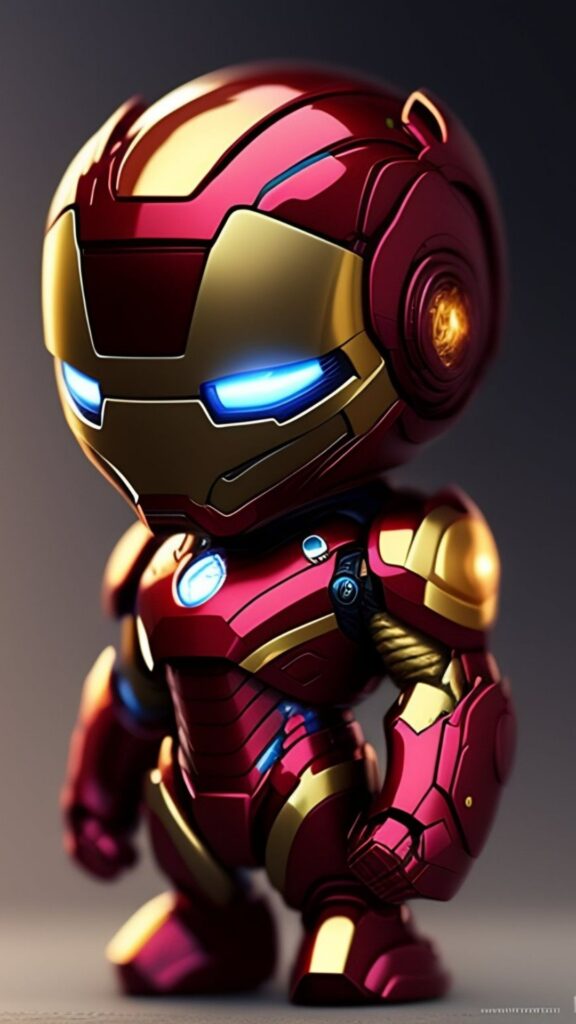 Iron Man Chibi Mobile Wallpaper