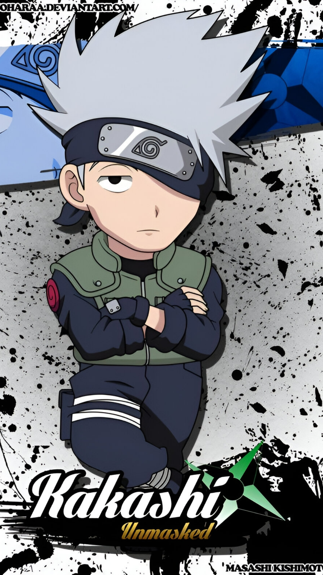 Kid Kakashi Wallpaper for mobile : r/Naruto