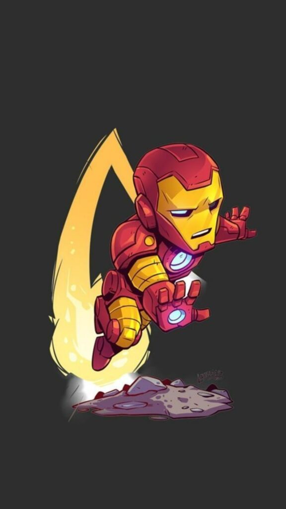 New Iron Man Chibi Wallpaper