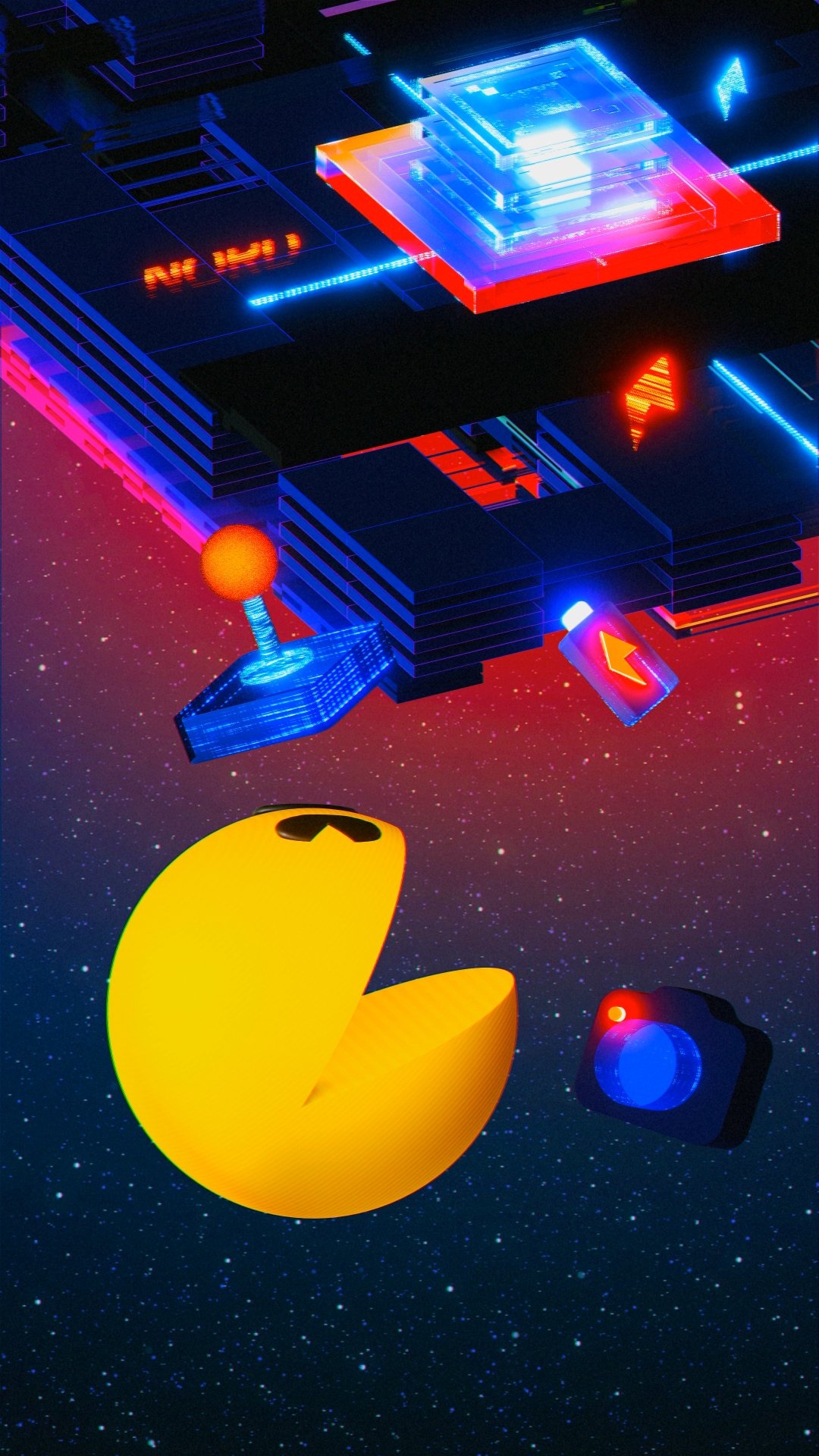 Pacman iPhone Wallpaper
