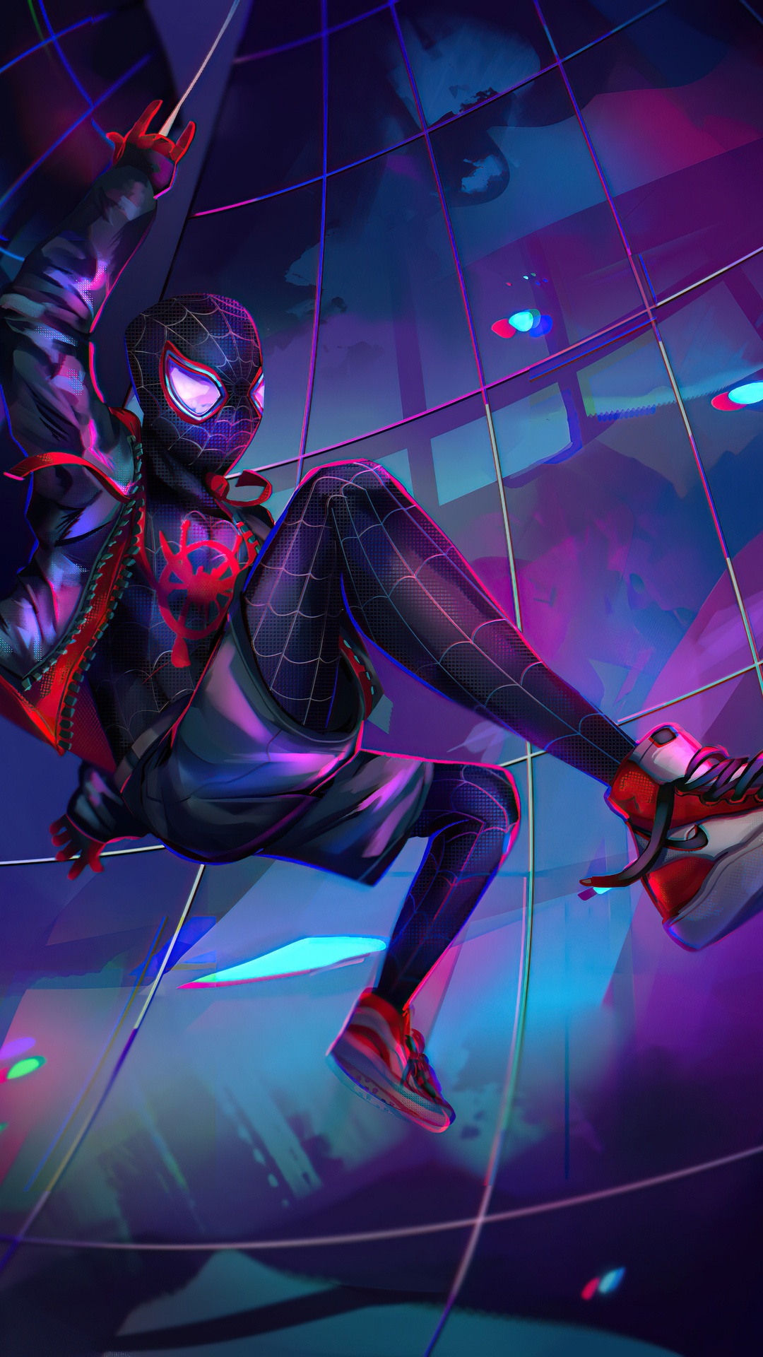Spider Man Miles Morales HD Wallpaper For iPhone