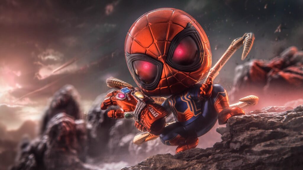 Wallpaper Chibi Spider Man