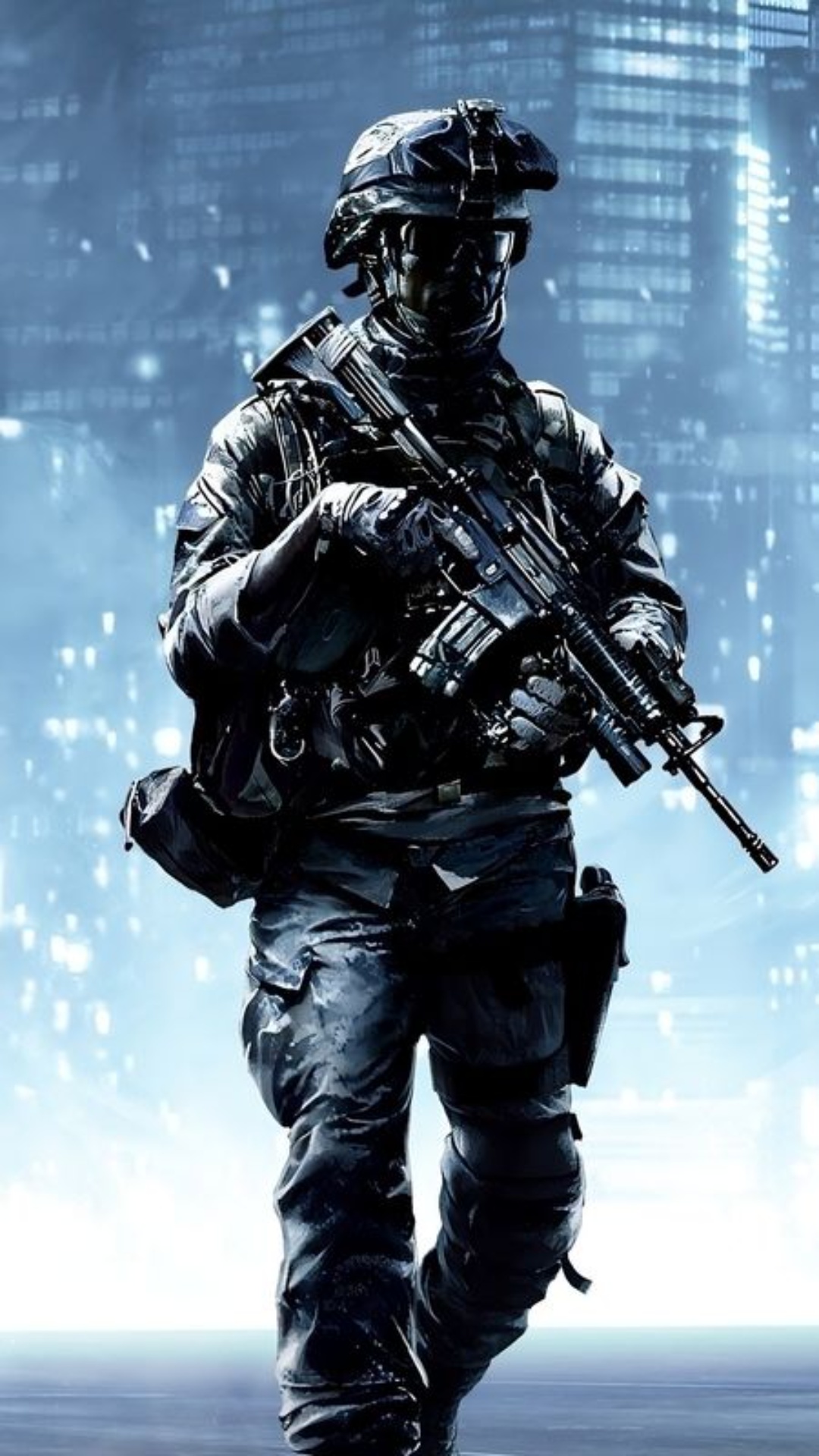 Black Commando iPhone Wallpaper