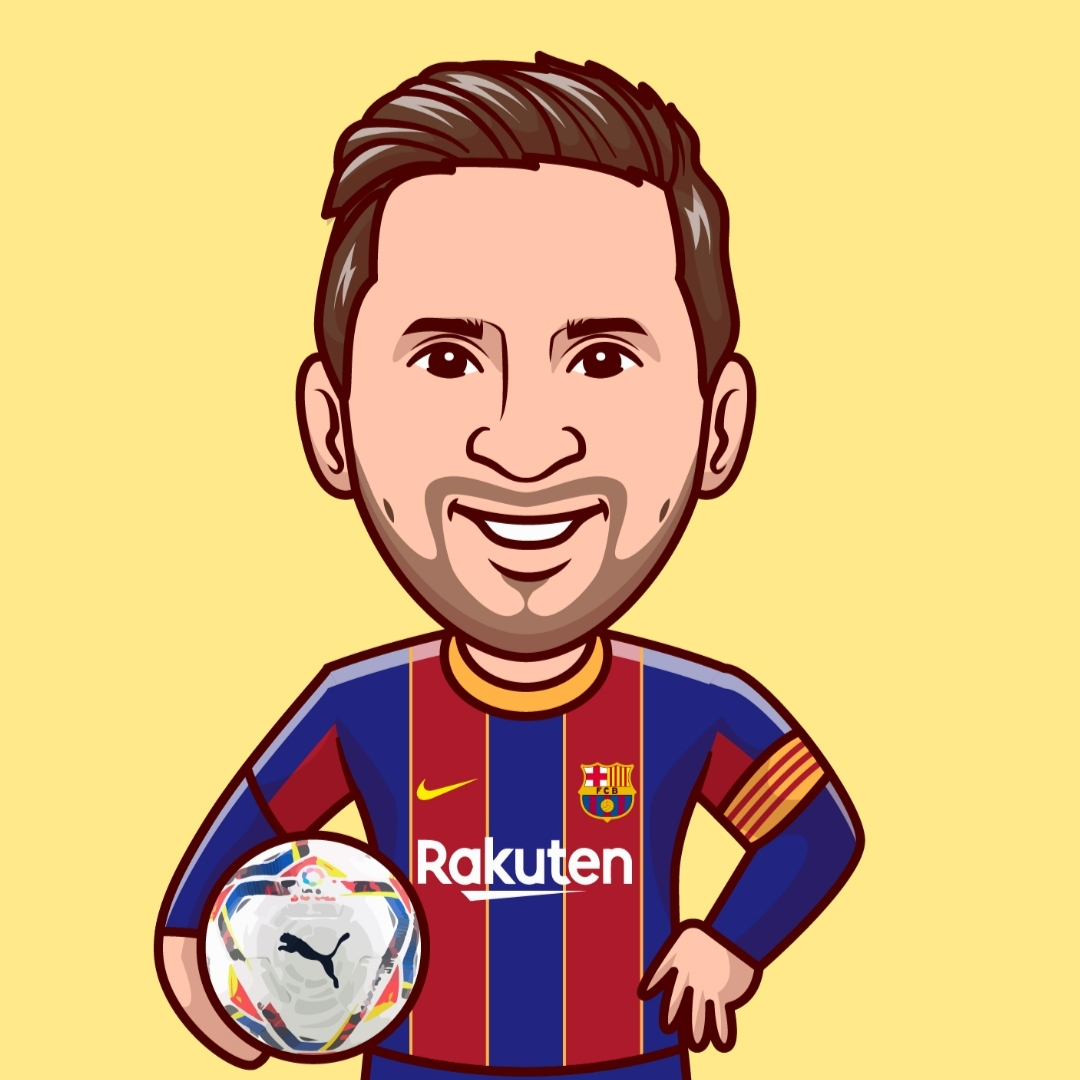 Cartoon Lionel Messi Pfp Profile