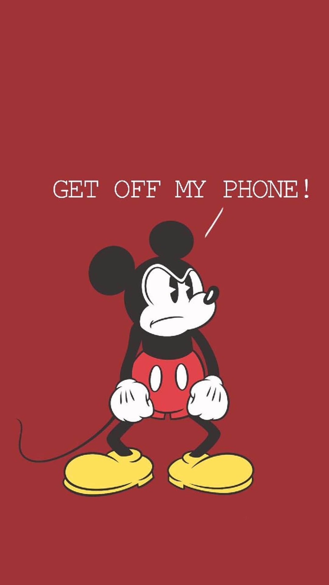 Get Off My Phone Mobile Wallpaper