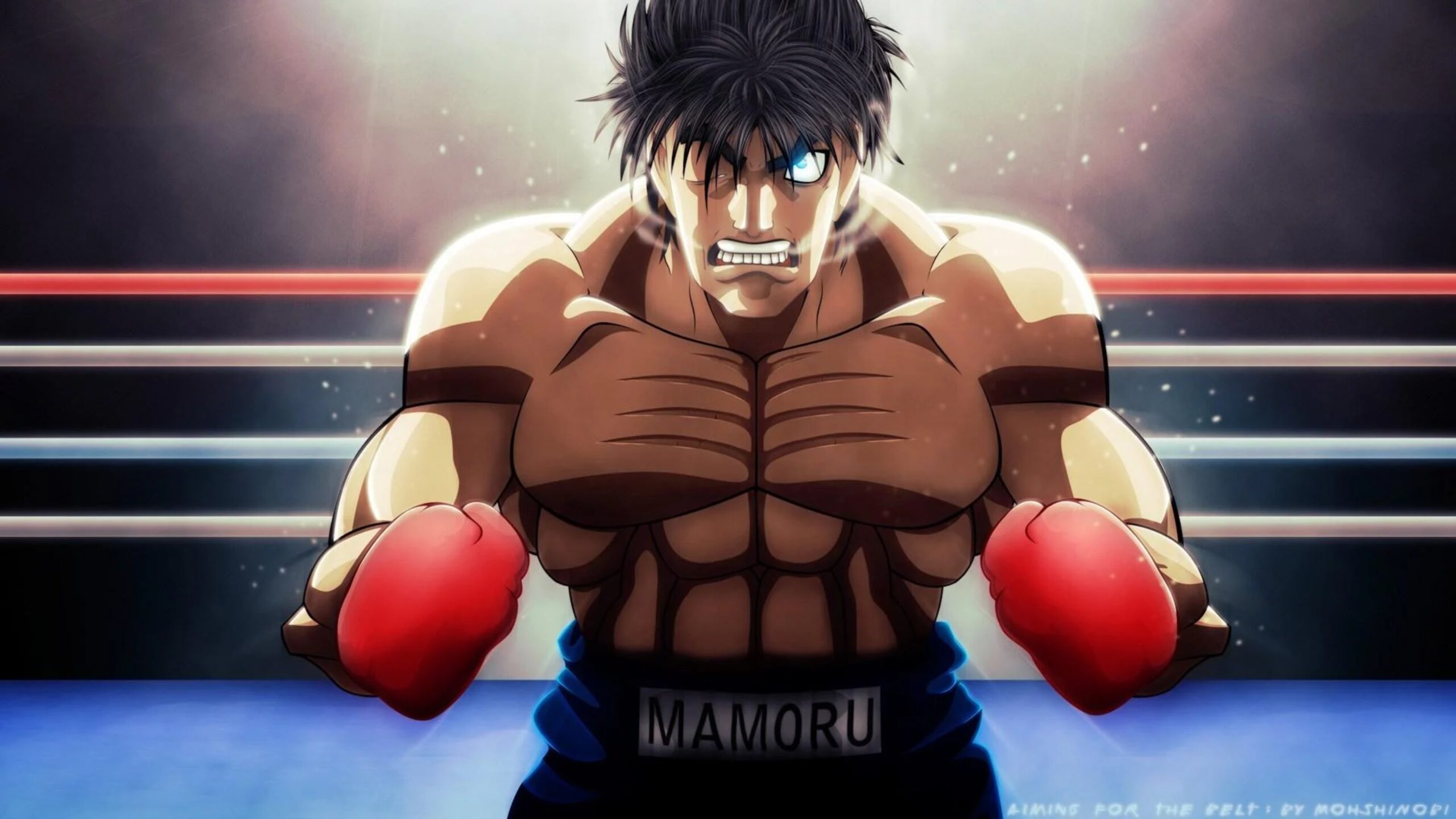 Wallpaper road, gloves, guy, Hajime no Ippo for mobile and desktop, section  прочее, resolution 1920x1200 - download