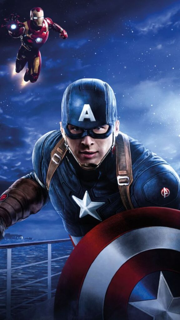 Cool Captain America iphone wallpaper