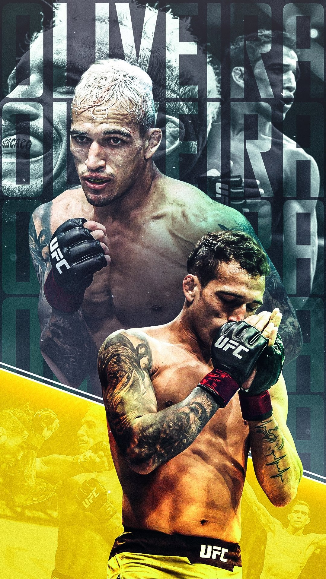 Charles Oliveira UFC Mobile Wallpaper