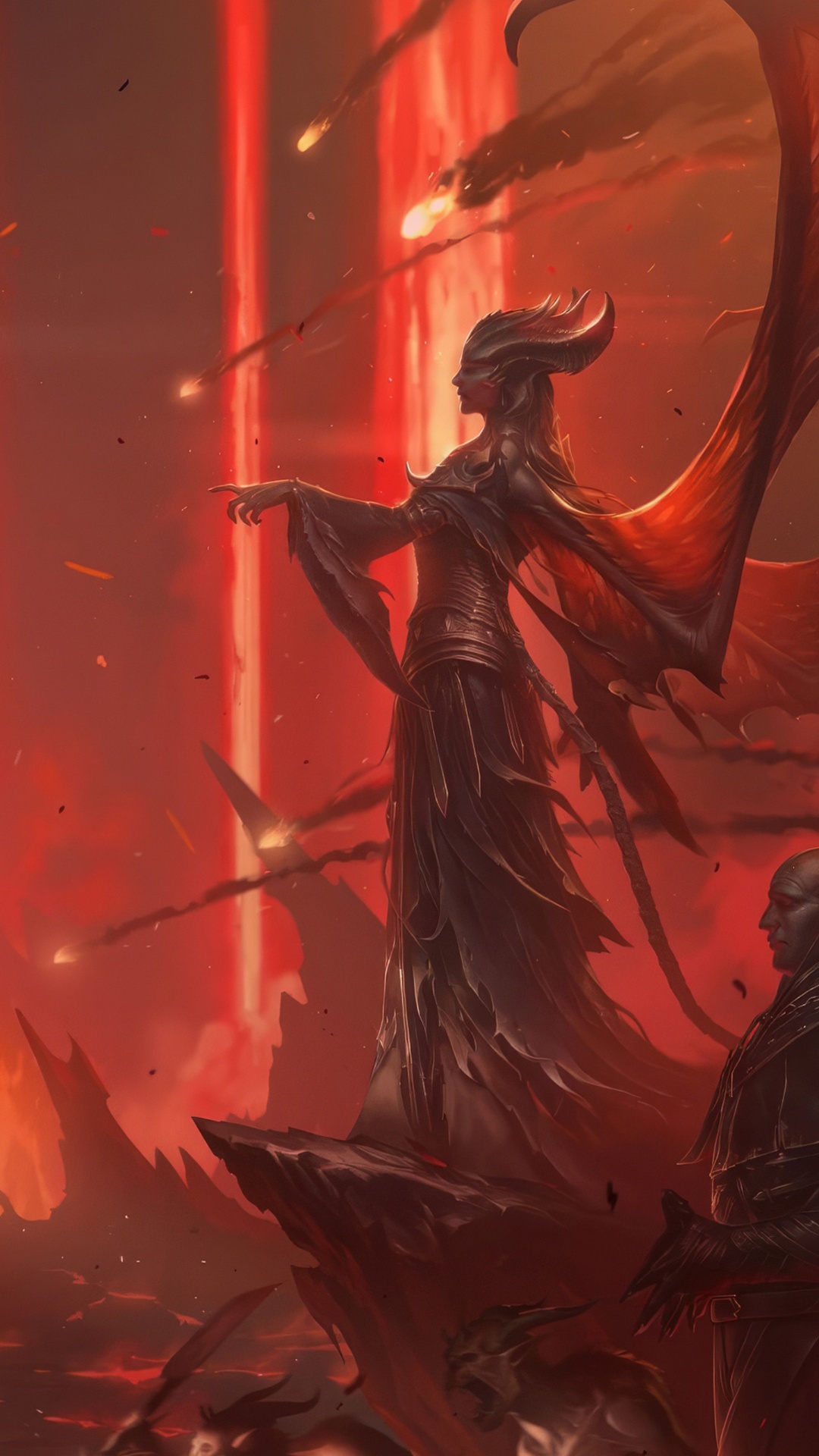 Diablo 4 Lilith iPhone Wallpaper