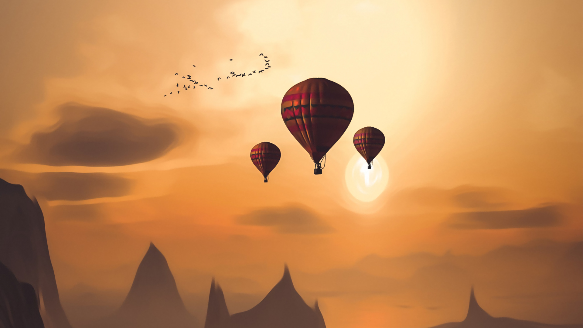 HD Air Balloon PC Wallpaper