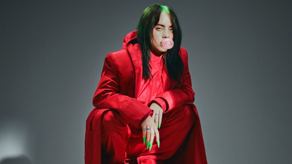 4k Cute Billie Eilish Background For PC