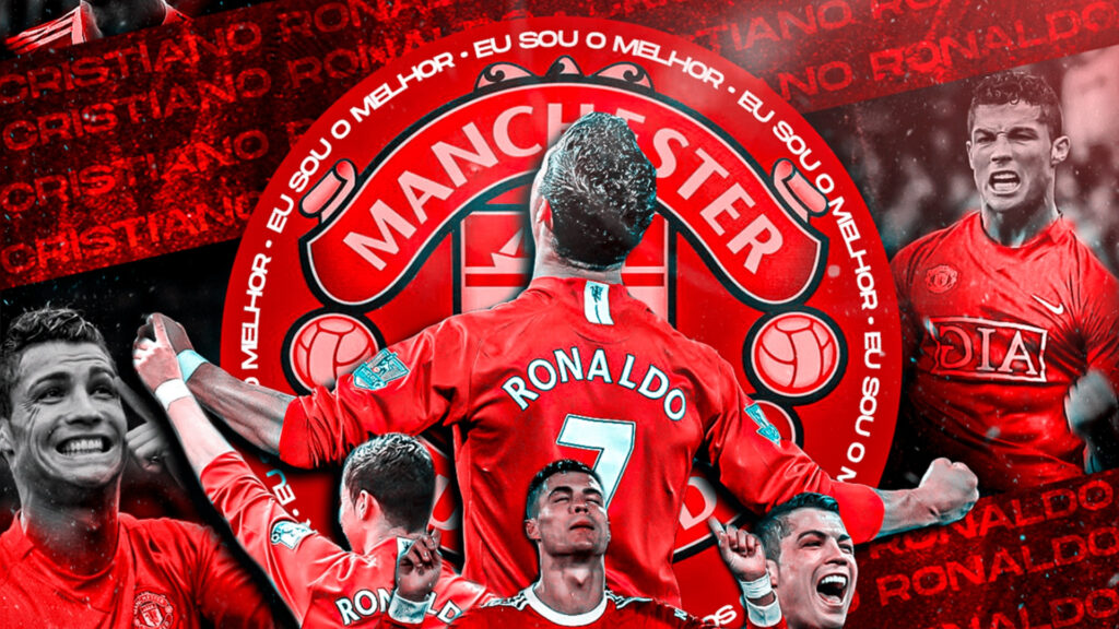 Cristiano Ronaldo Manchester United Laptop Wallpaper